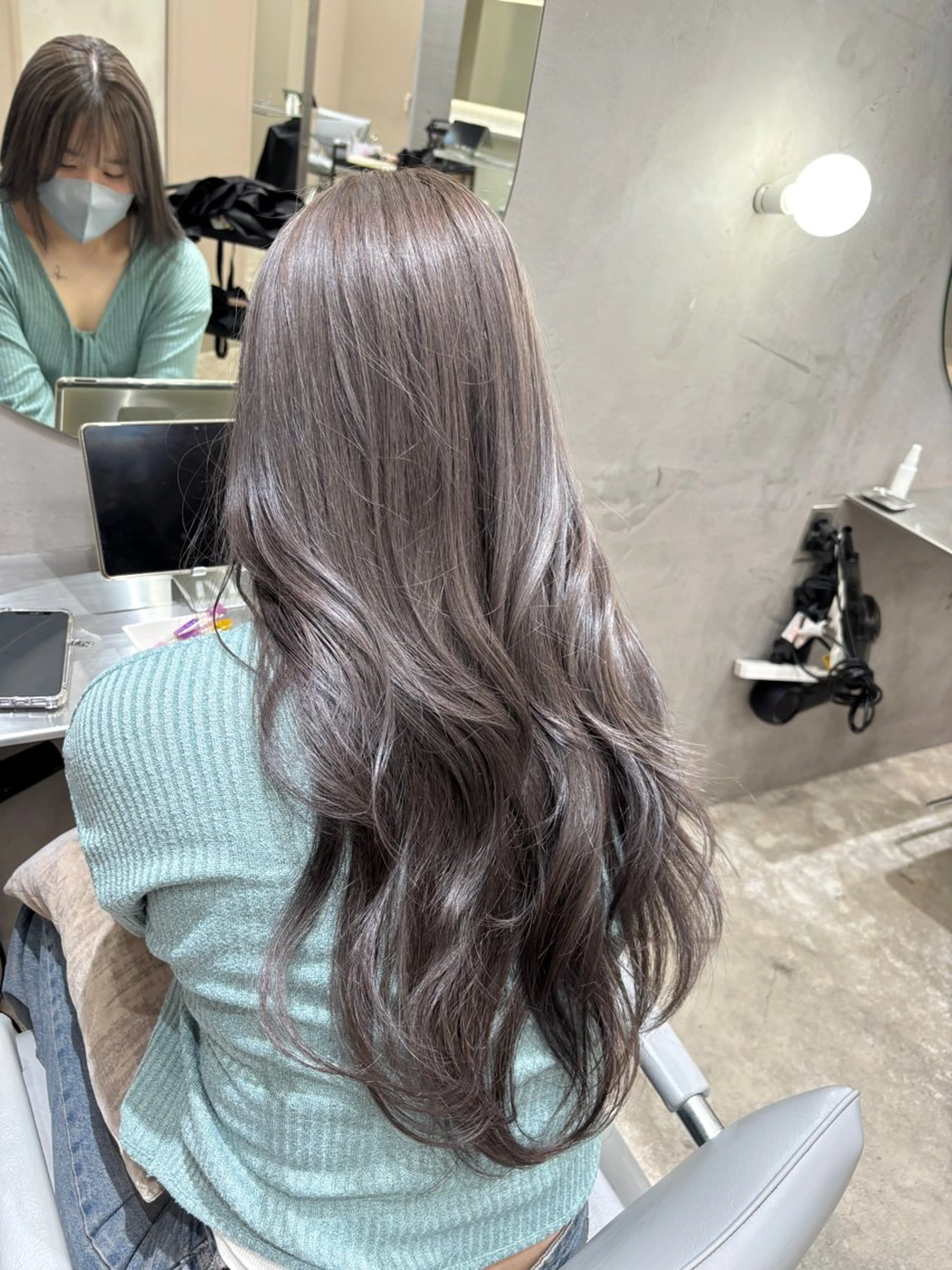 ロング コトネ🫧 韓国風レイヤーカットのヘアスタイル