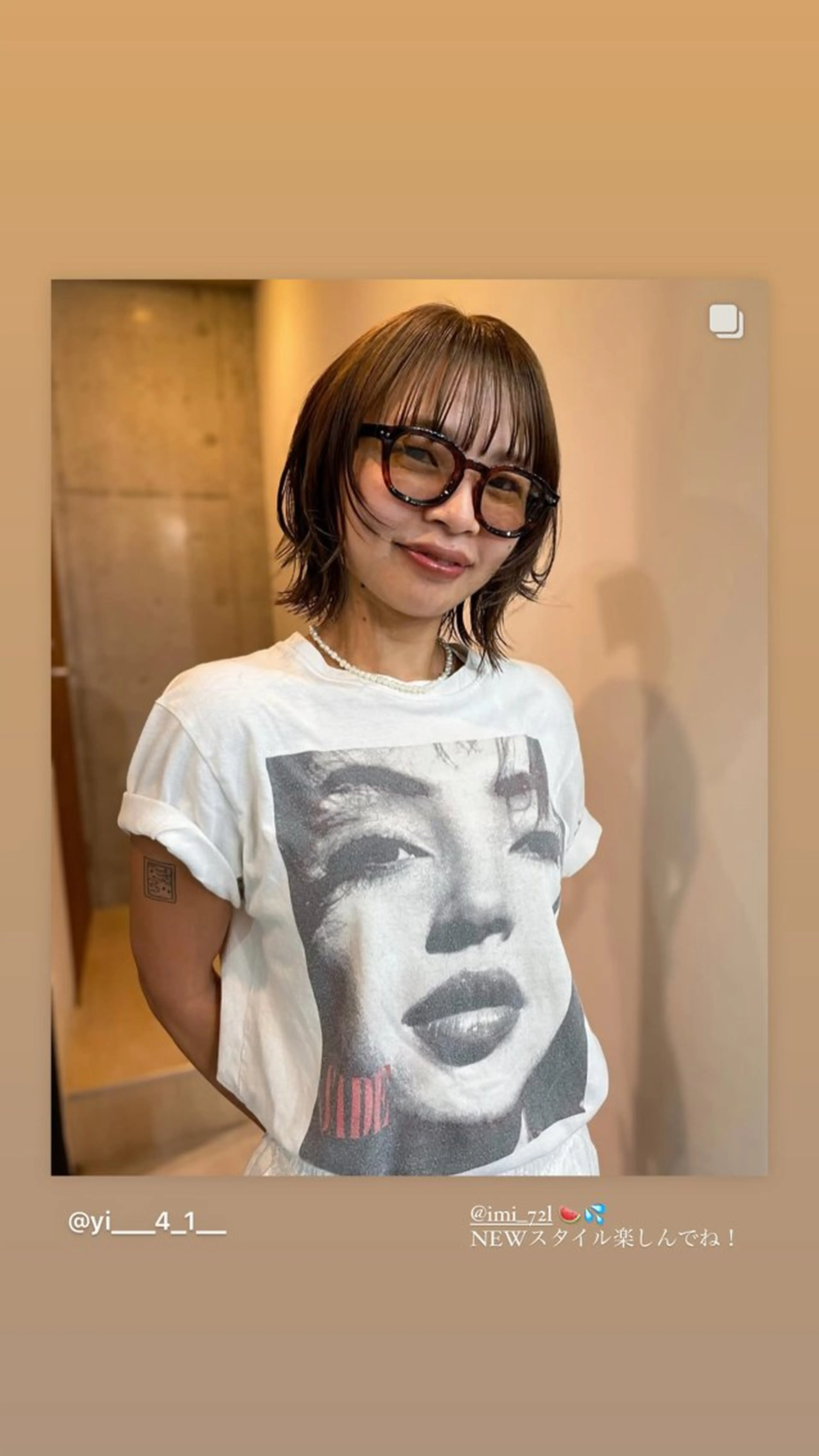 ショート カラー 透明感カラー ダブルカラー ボブ レイヤーカット ウルフカット SAKURA omotesando所属・ボブ/似合わせカット /武田悠里のヘアスタイル