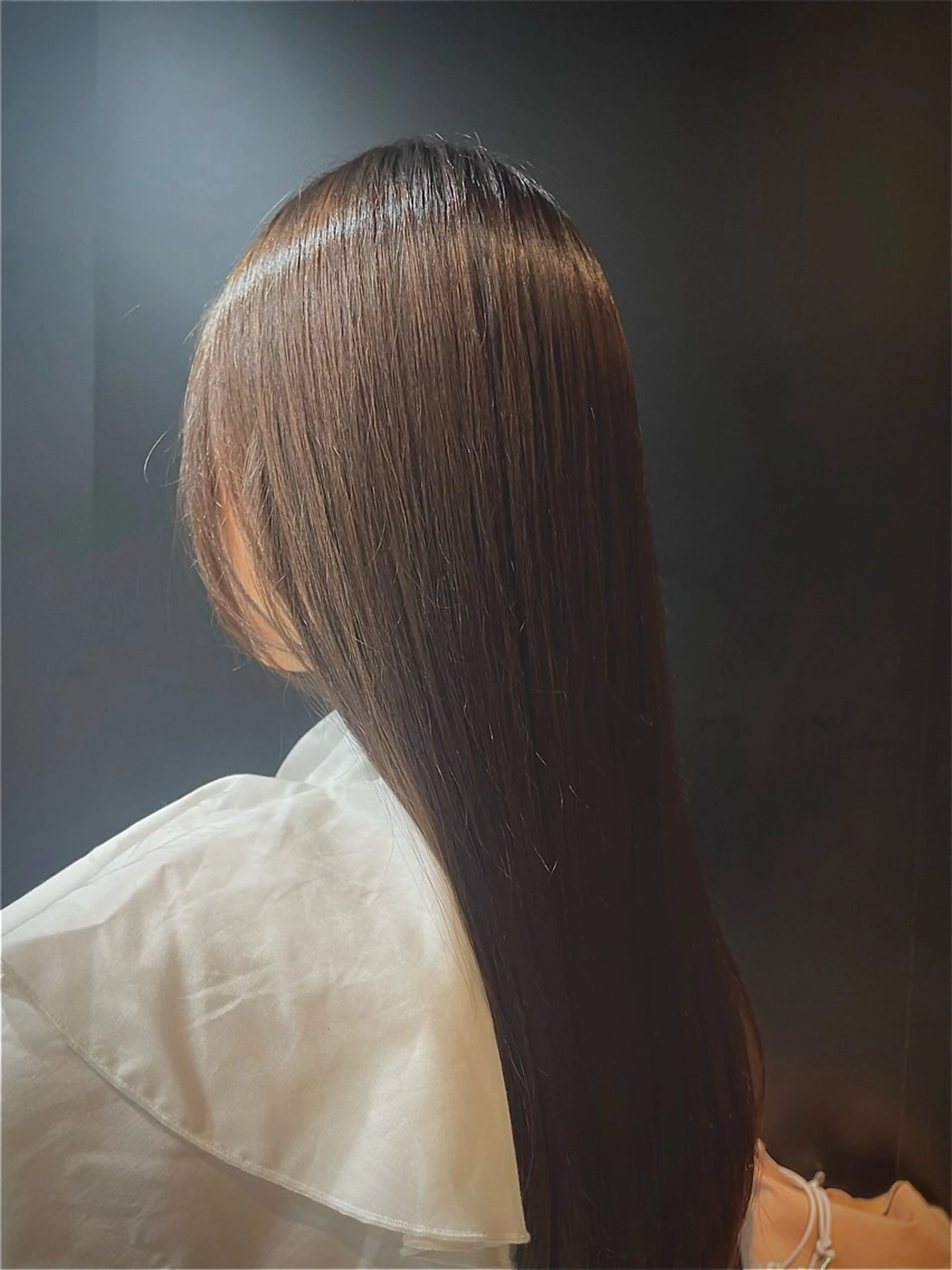 ロング カラー ヘアカラー トリートメント 🎈ブリーチなし暖色 カラー/レッド/ゆいのヘアスタイル