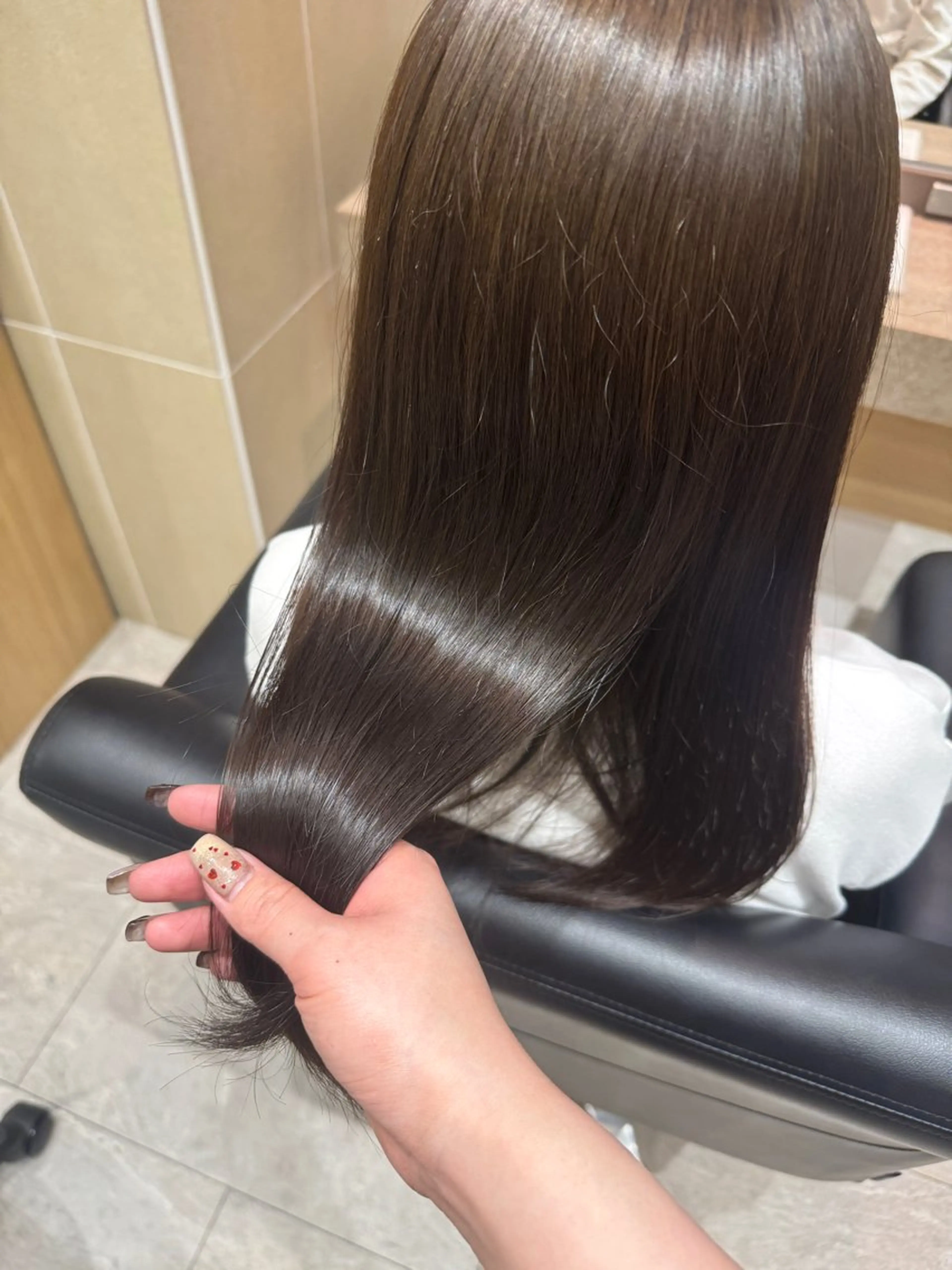 セミロング カラー グレージュ ヘアカラー トリートメント sakura❀/板橋 モデル募集中🪄︎︎のヘアスタイル