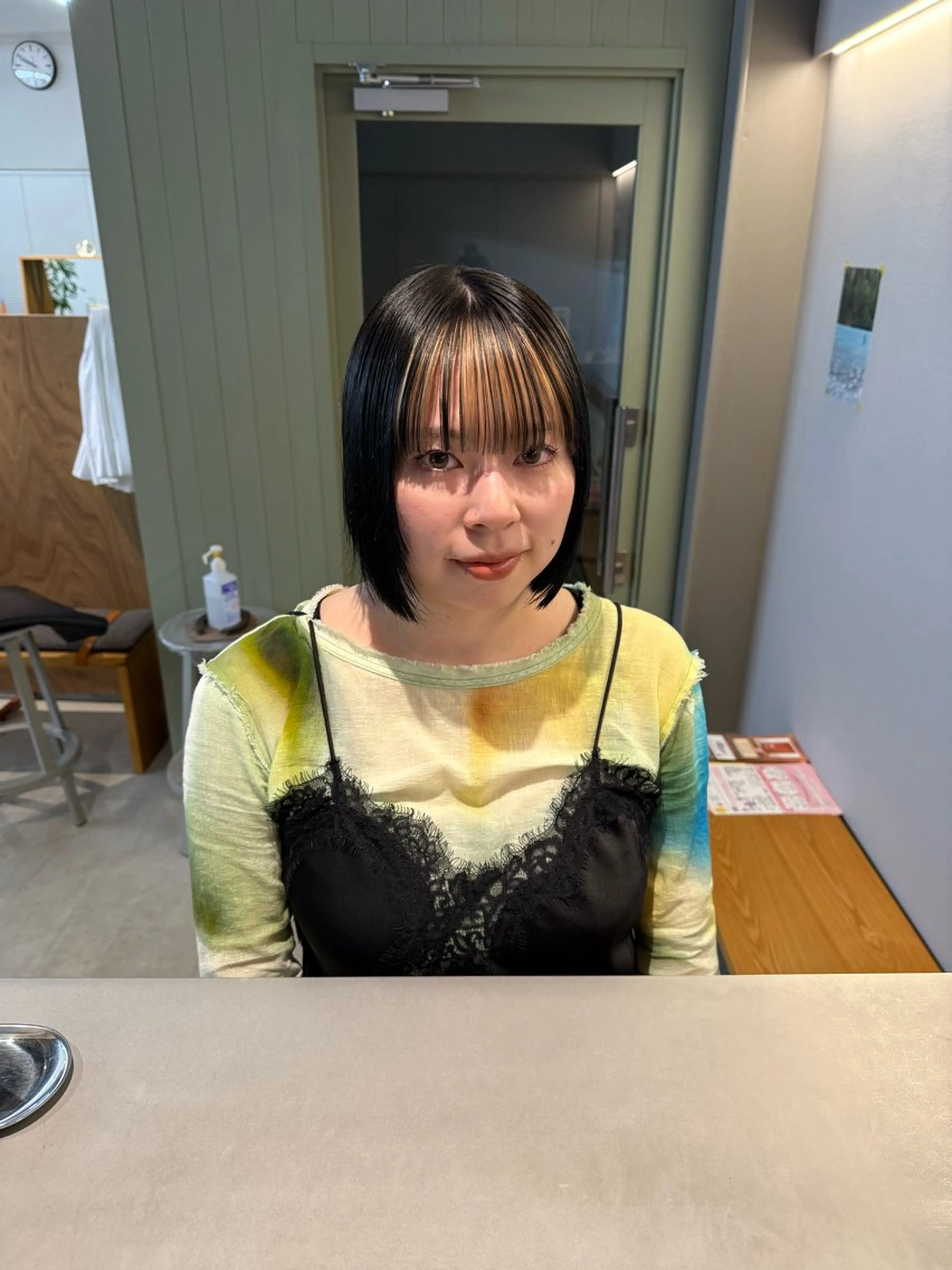 カラー 島田 果央のヘアスタイル