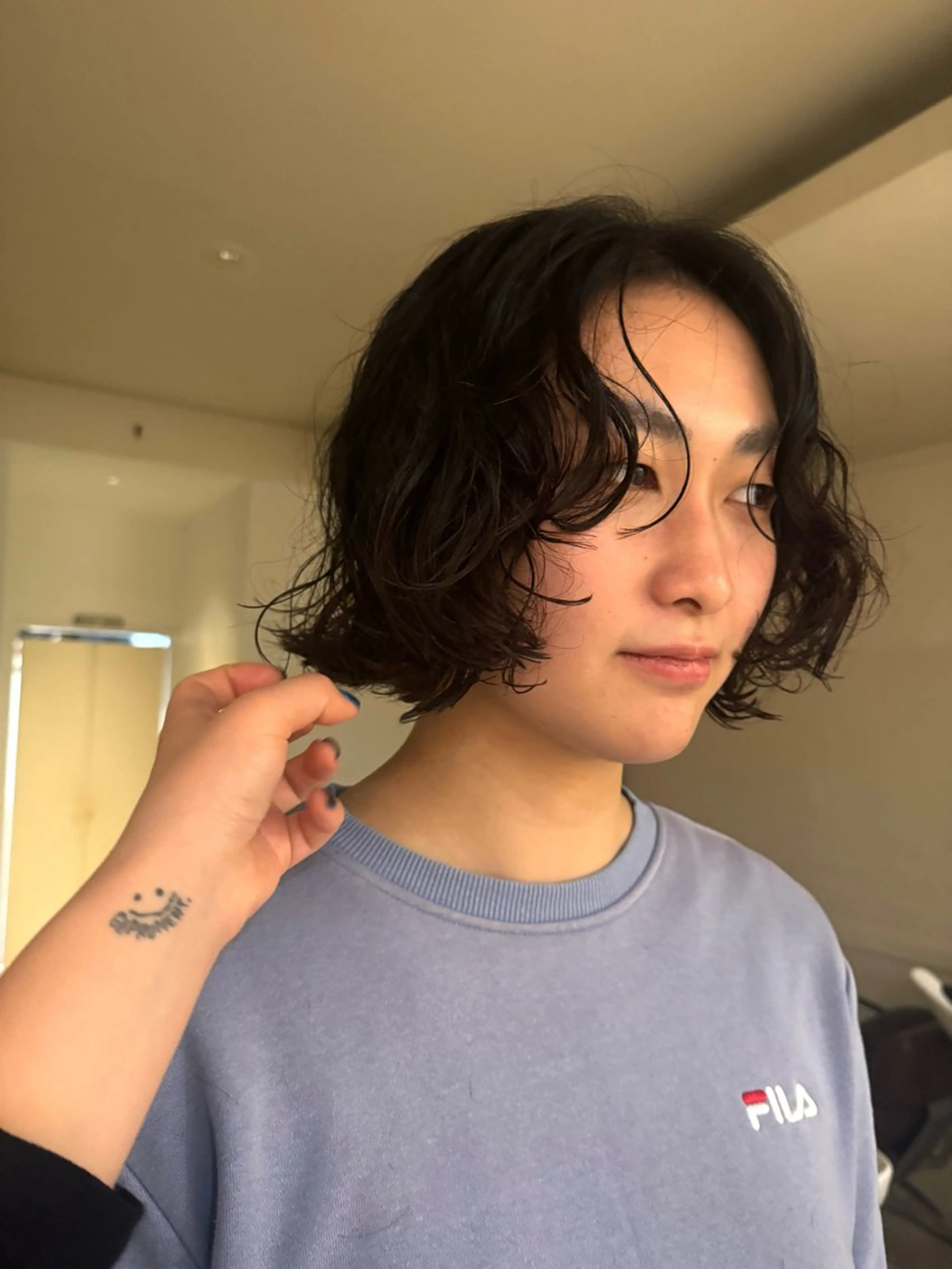 ミディアム カット パーマ 今泉/KAI🦓艶髪 ボブ/ミニボブのヘアスタイル