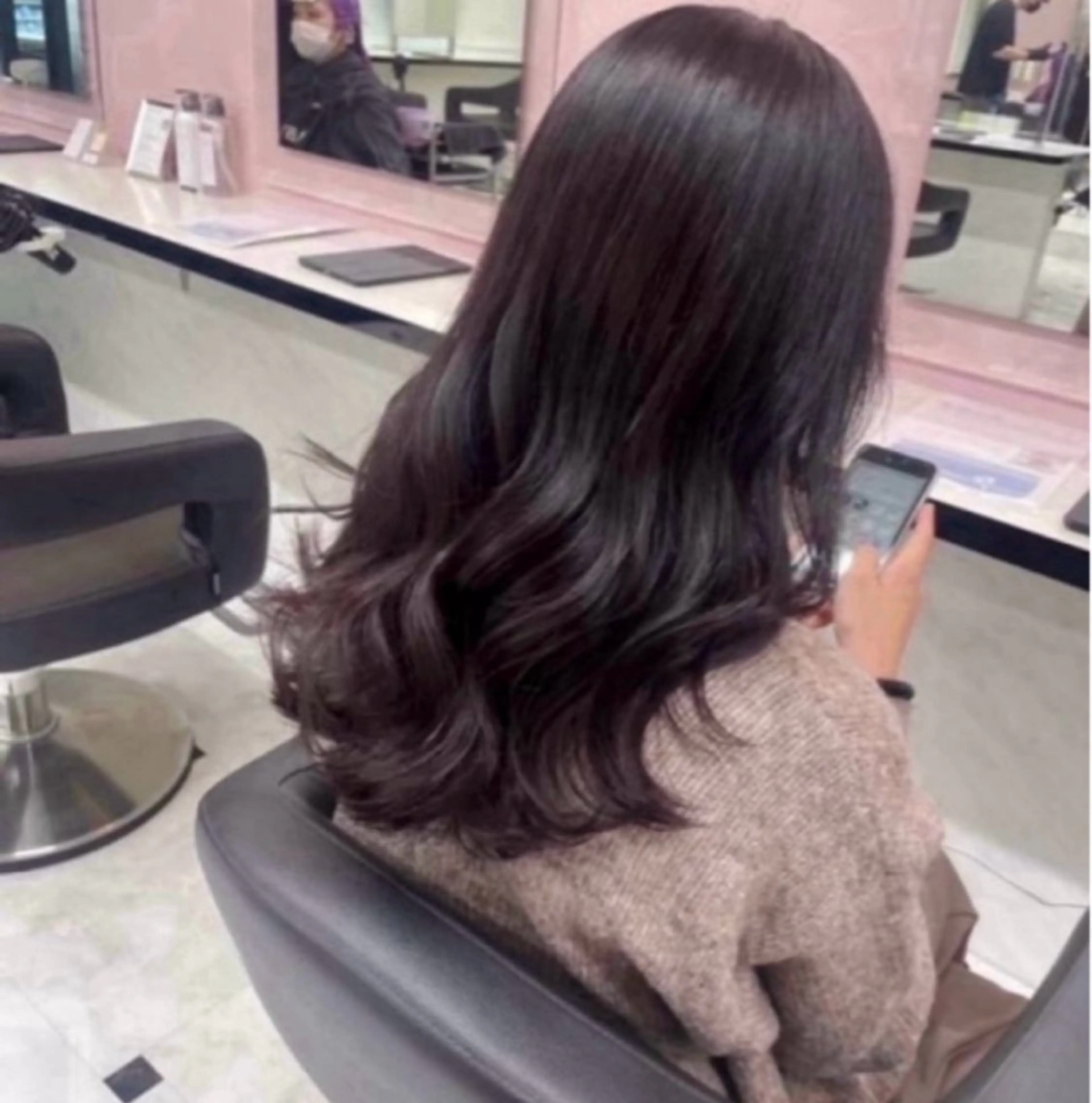 ロング ヘアカラー miku/ラベンダー 透明感カラー🪻❤︎のヘアスタイル