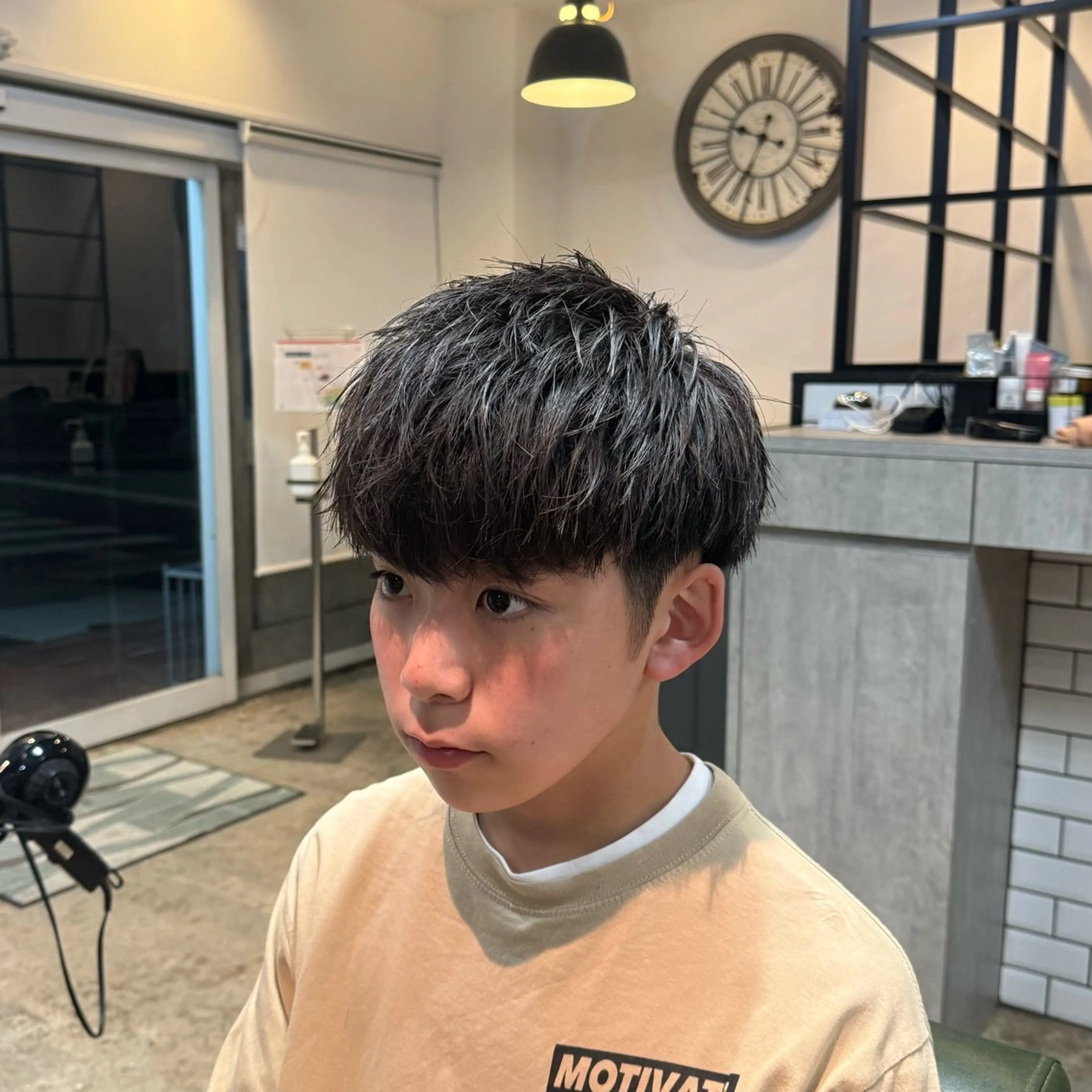 学生メンズカット(高校生以下が対象)の写真