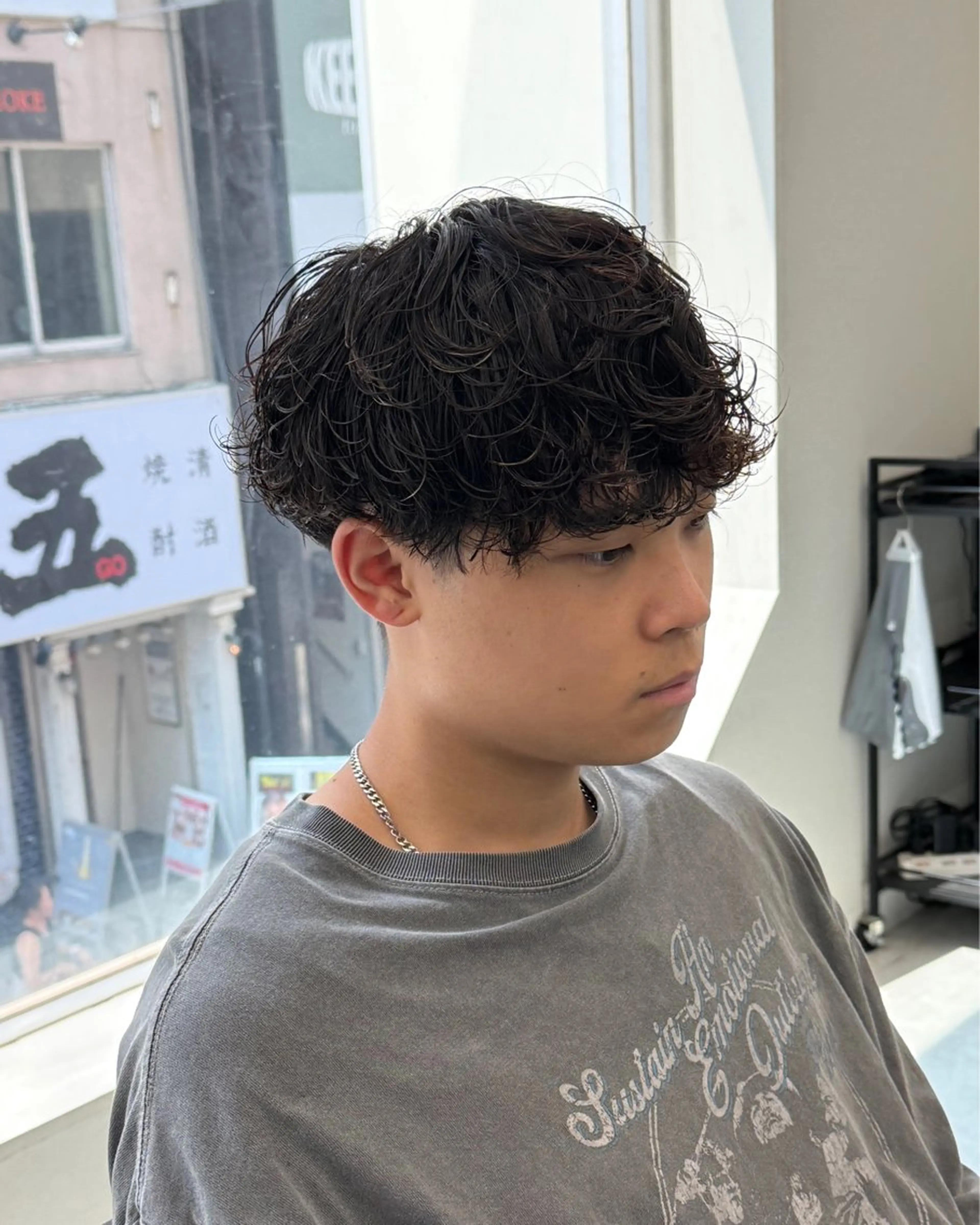 パーマ メンズ カット パーマ トリートメント ヘッドスパ ヘアセット シャドウパーマ/ メンズ/KENTAのヘアスタイル