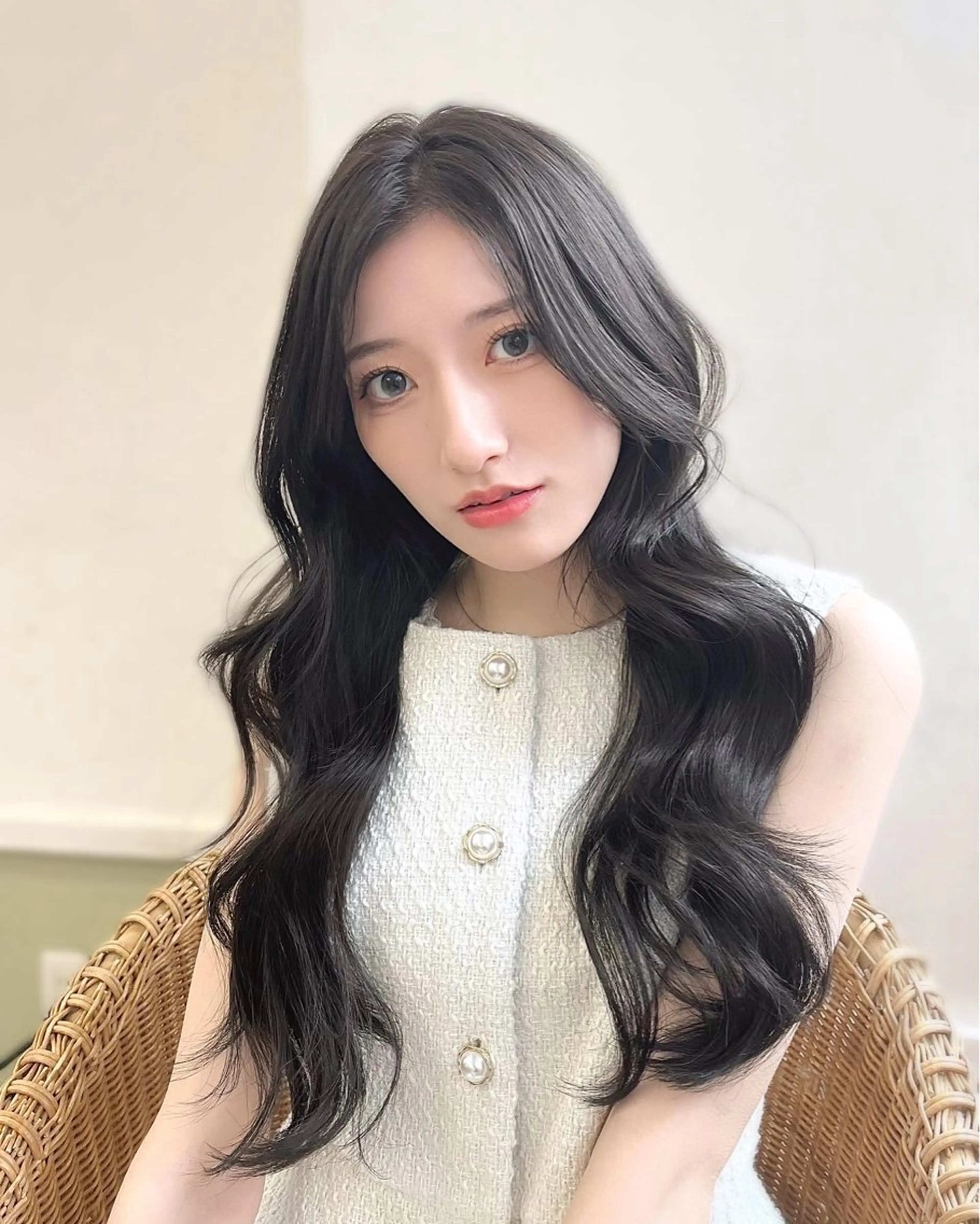 🩵🤍カット＋ケアカラー＋超音波クイックトリートメント🤍🩵の写真