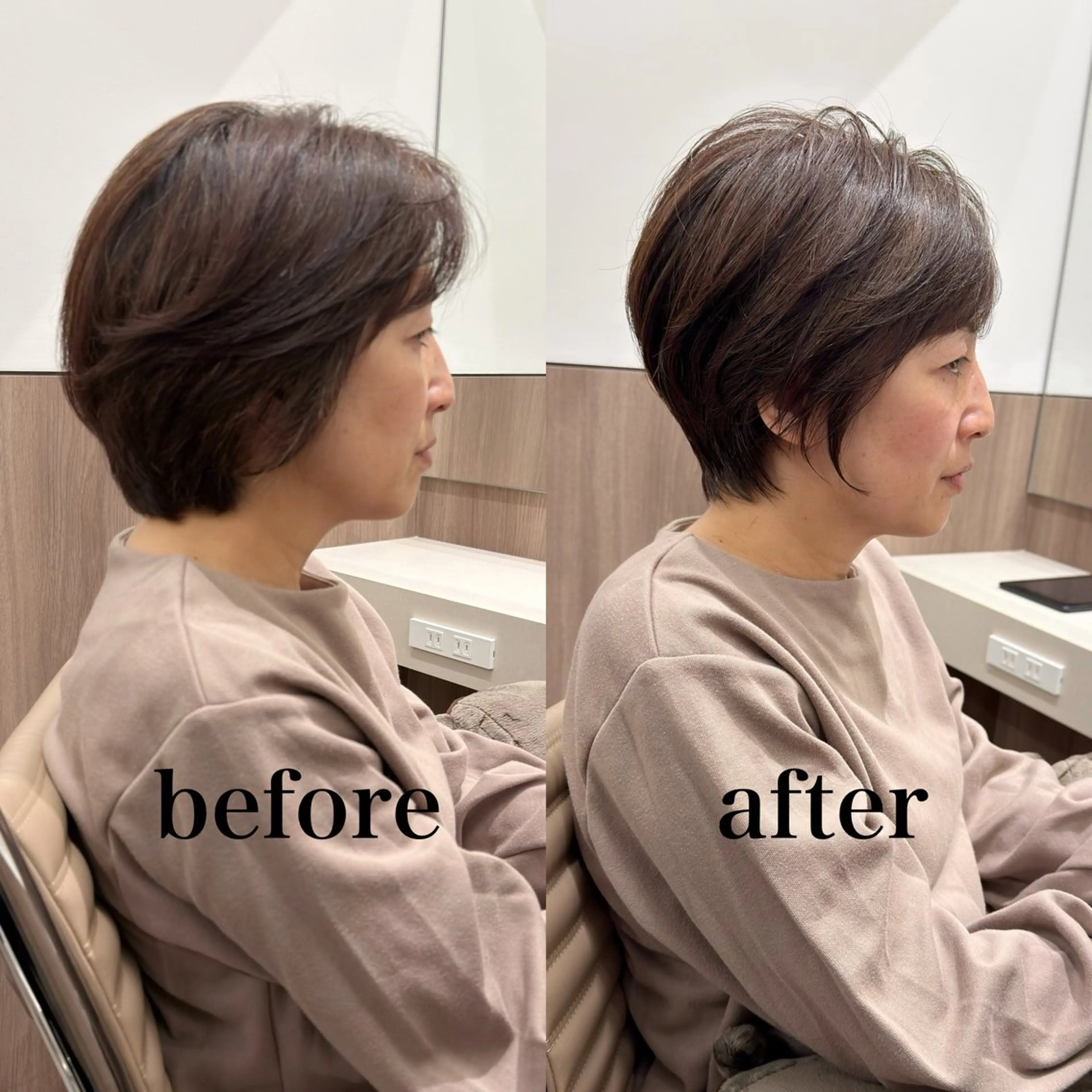 ショート ショートヘア カット ヘアカラー SALOWIN表参道ANNEX店所属・1日数名限定/似合わ ショート+艶カラー✨のヘアスタイル