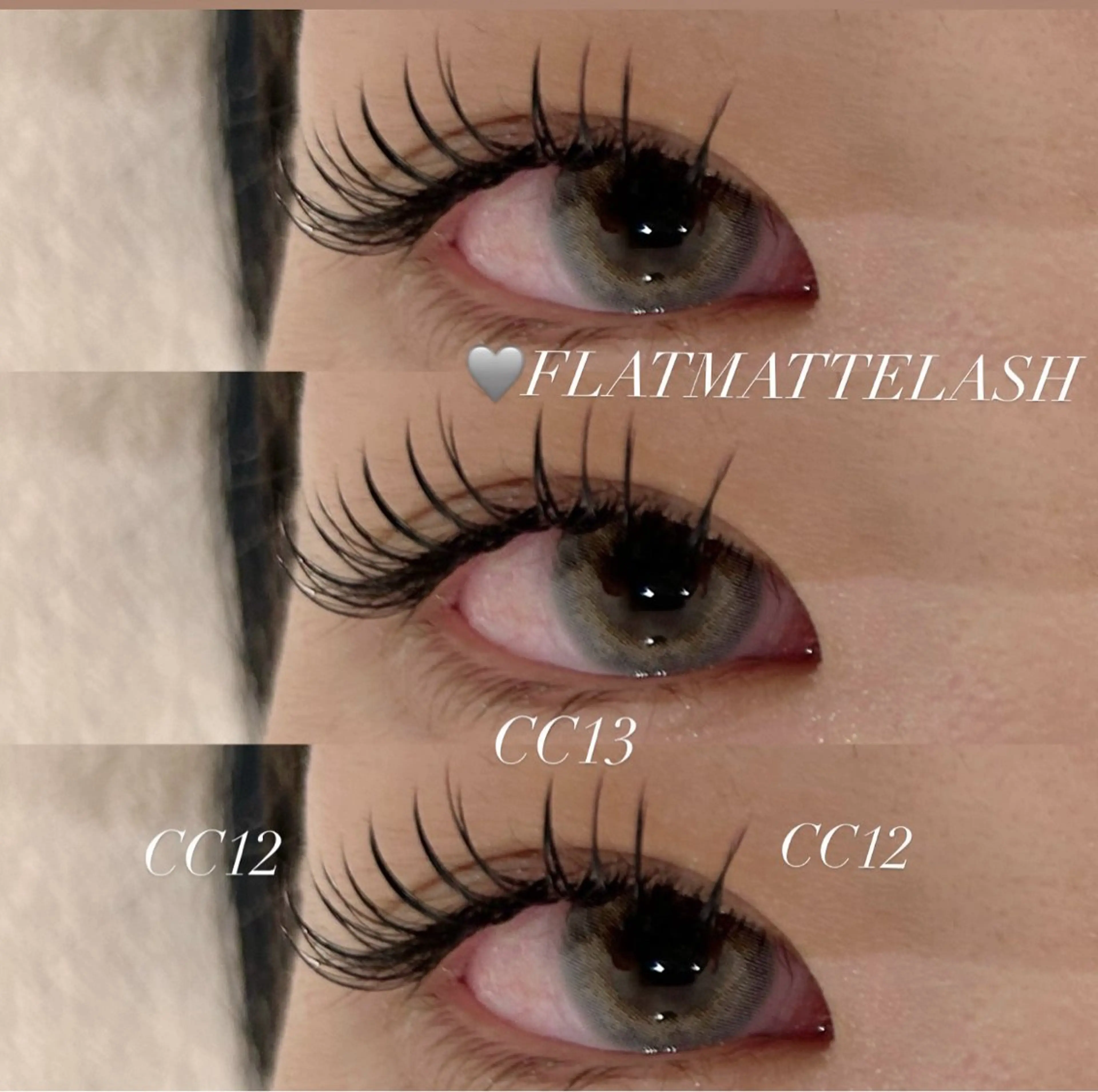 マツエク・マツパ 束感まつ毛 CCカール Cカール Dカール フラットラッシュ マツエク Jouir miyuuのマツエク・マツパデザイン