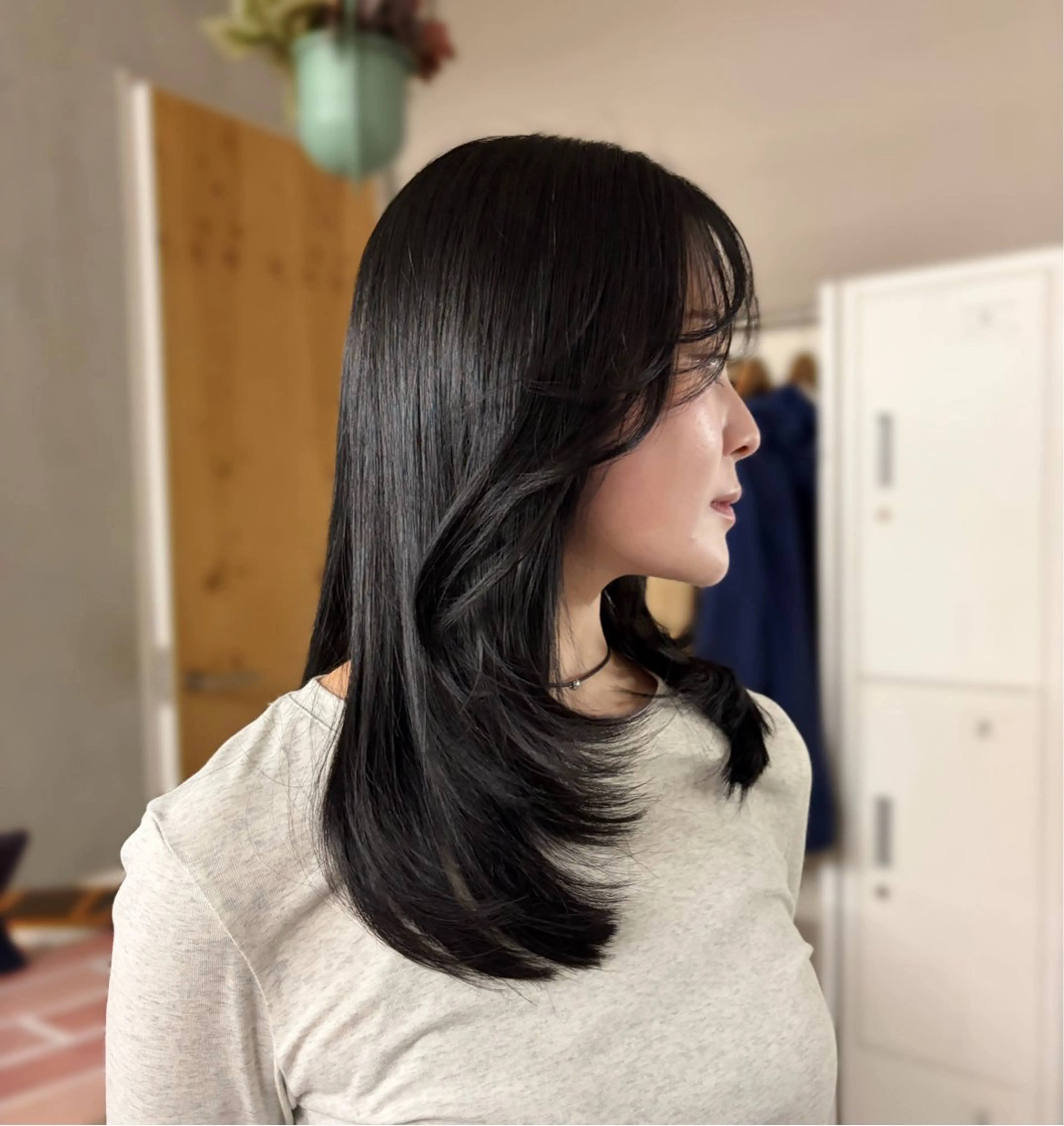 ロング カラー ロングレイヤー ベージュカラー ブリーチ ブラウンカラー ケアブリーチ 似合わせ特化/レイヤ ーカット/mikuのヘアスタイル