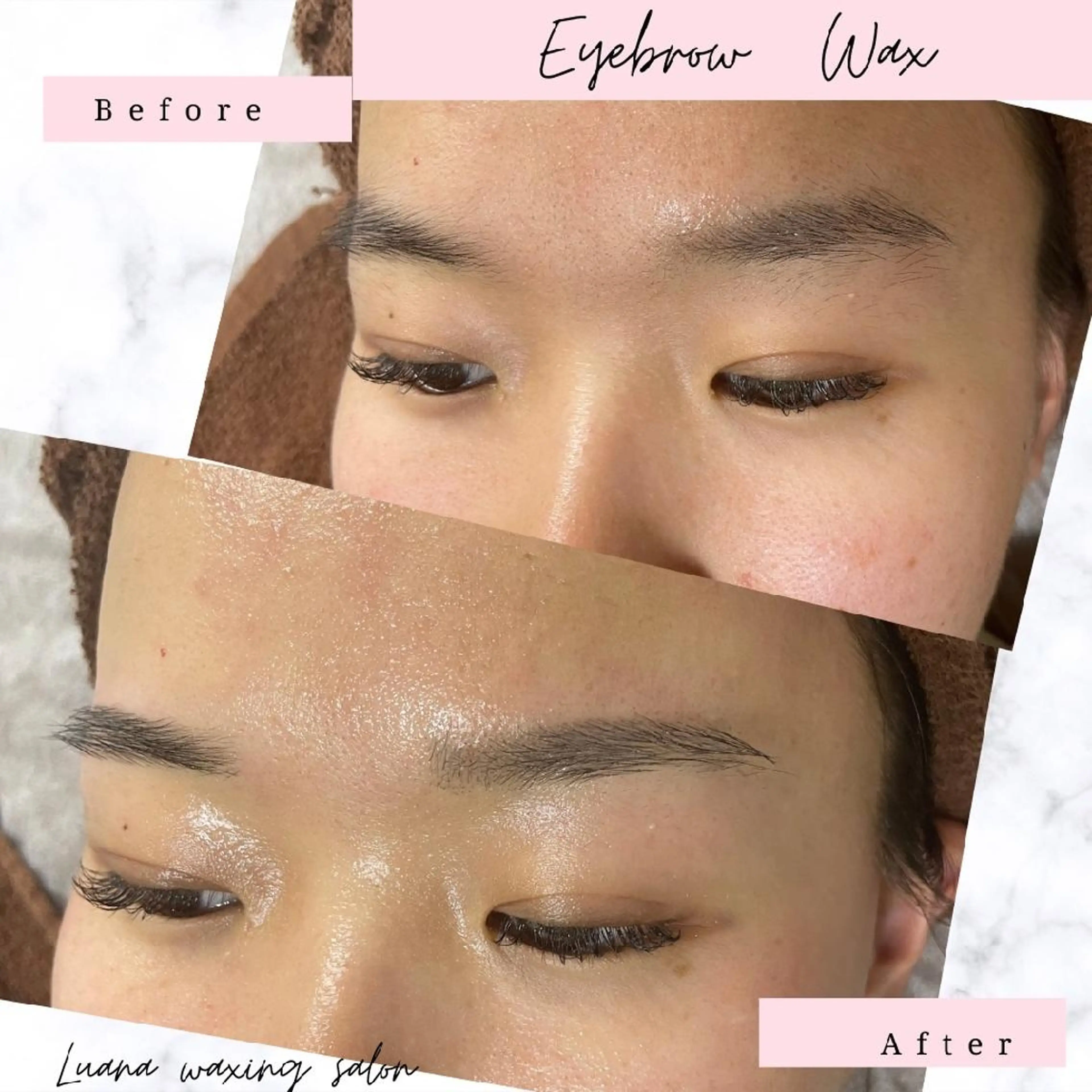 アイブロウ 眉毛ワックス脱毛 Luana waxing salon所属・Luana wax 🐚根本のエステ・リラクイメージ