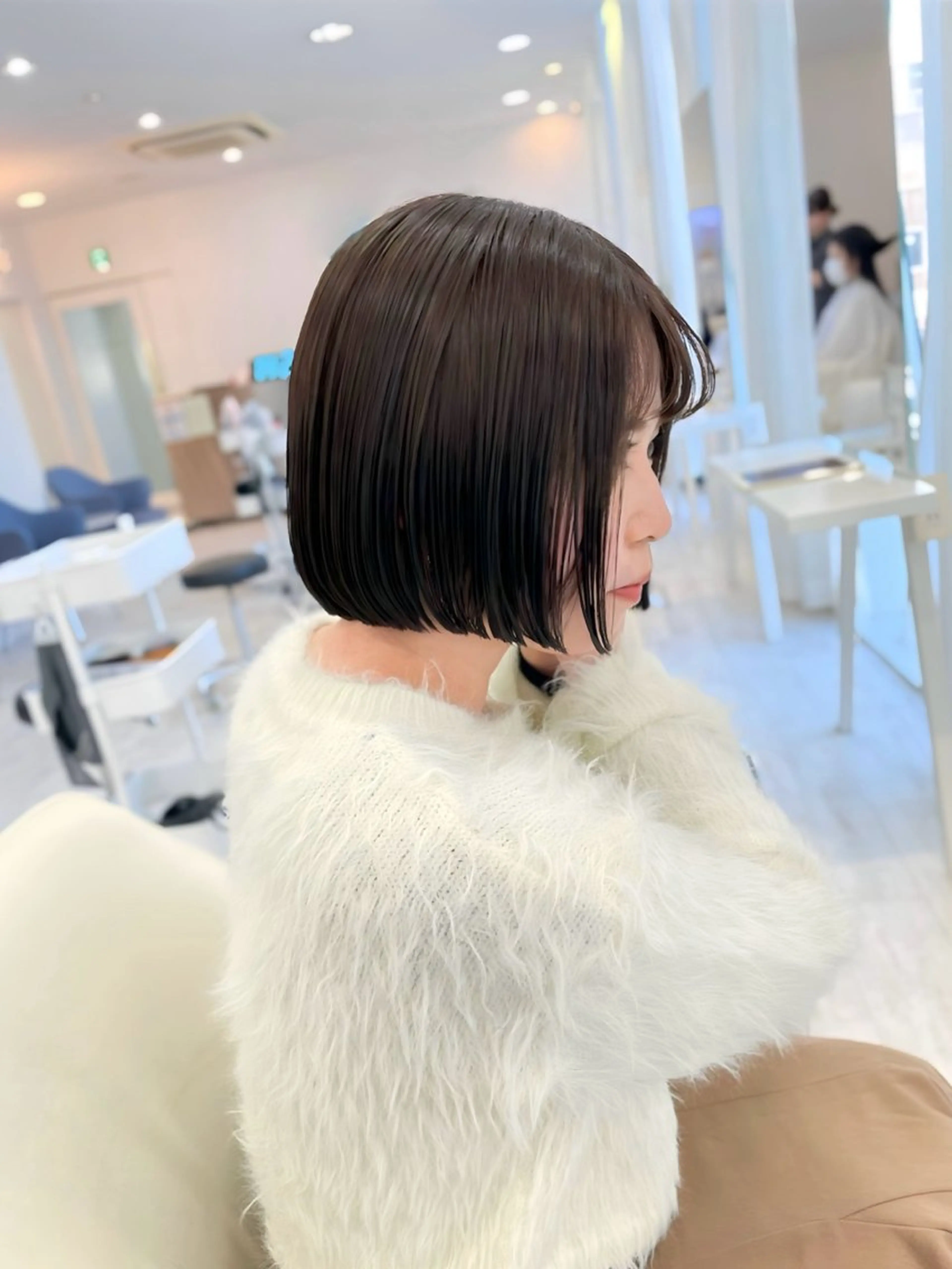 ショート カラー カット トリートメント ボブ・ショート カミオカのヘアスタイル