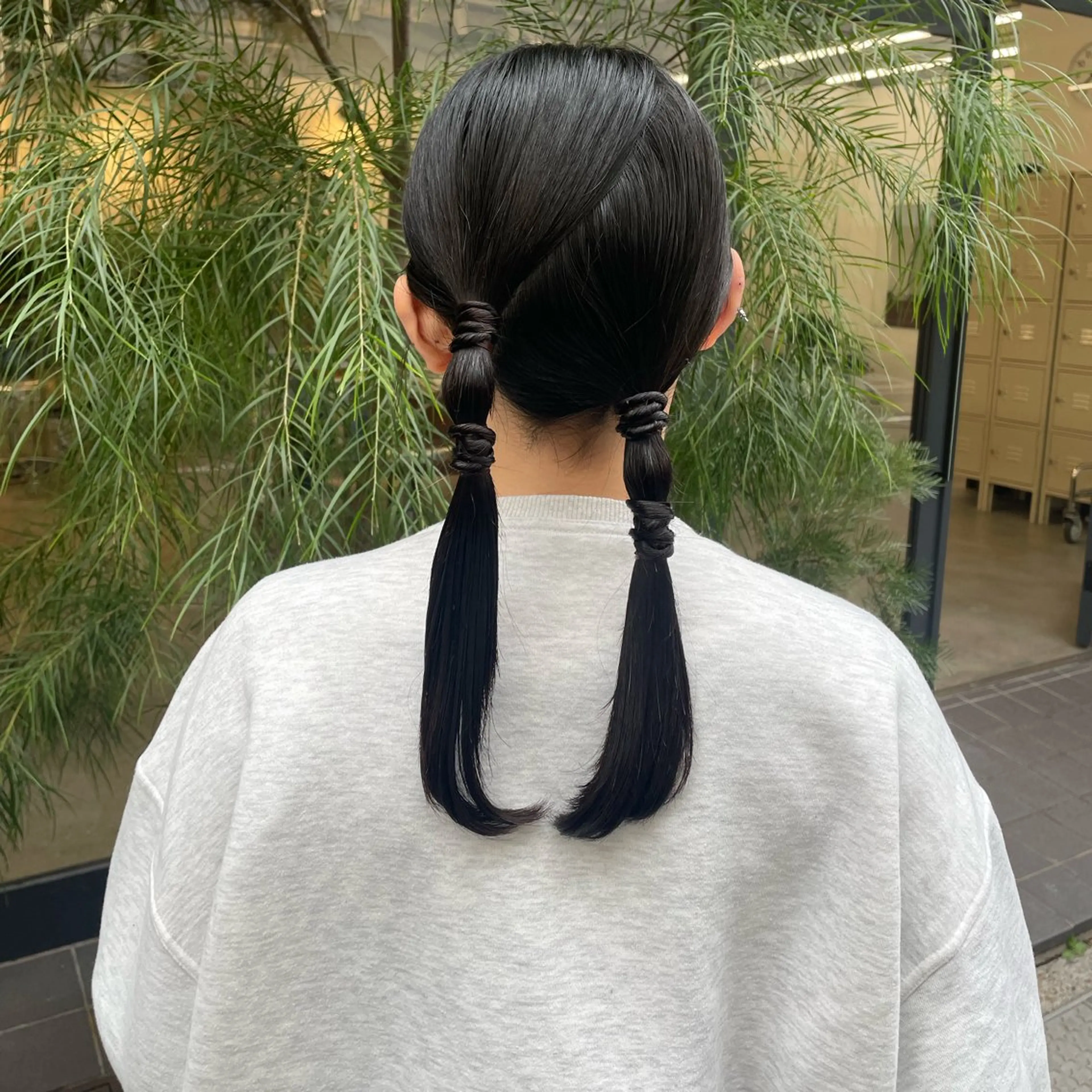 ロング ヘアアレンジ パーマ、ボブ、透明感 カラー、小須田ゆあのヘアスタイル