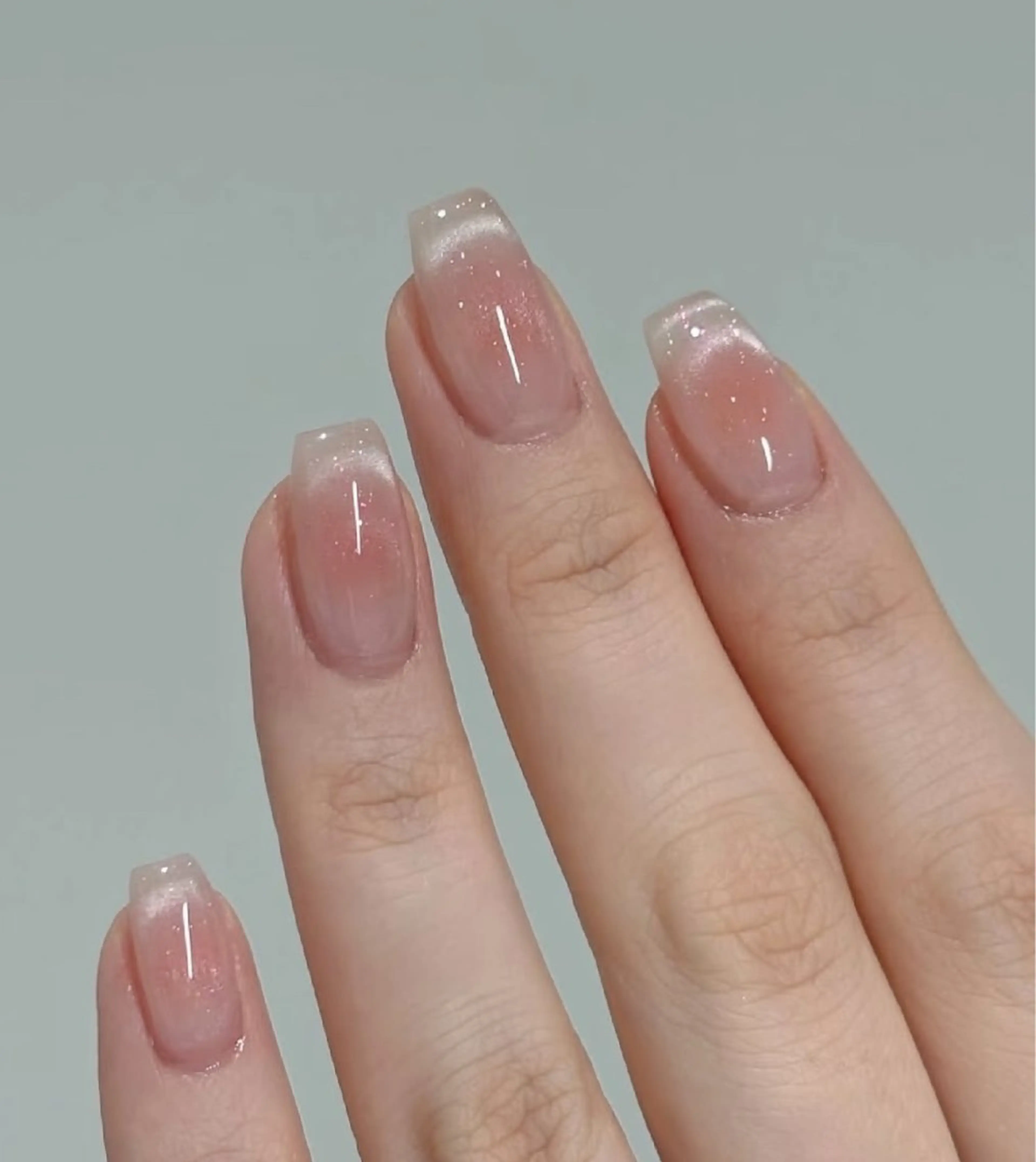 💖チークネイル💅+マグレットフレンチ🧲の写真