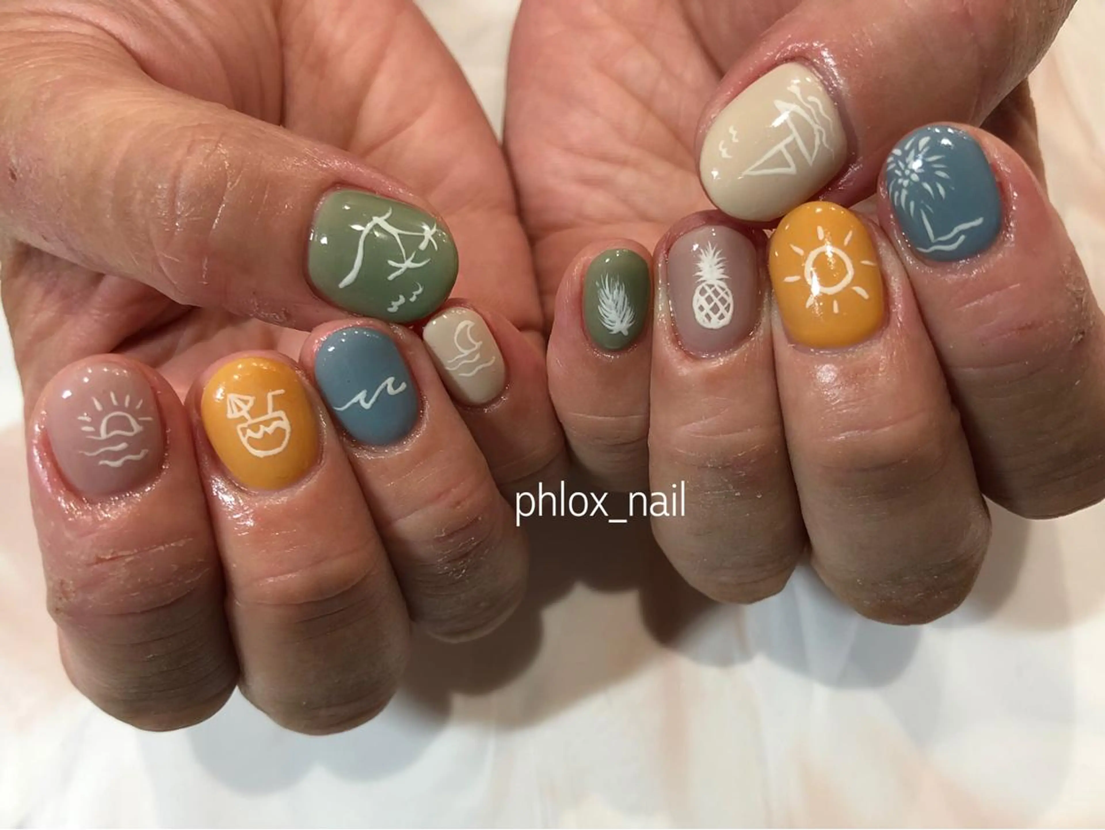 ネイル s/w ＿shokoのネイルデザイン