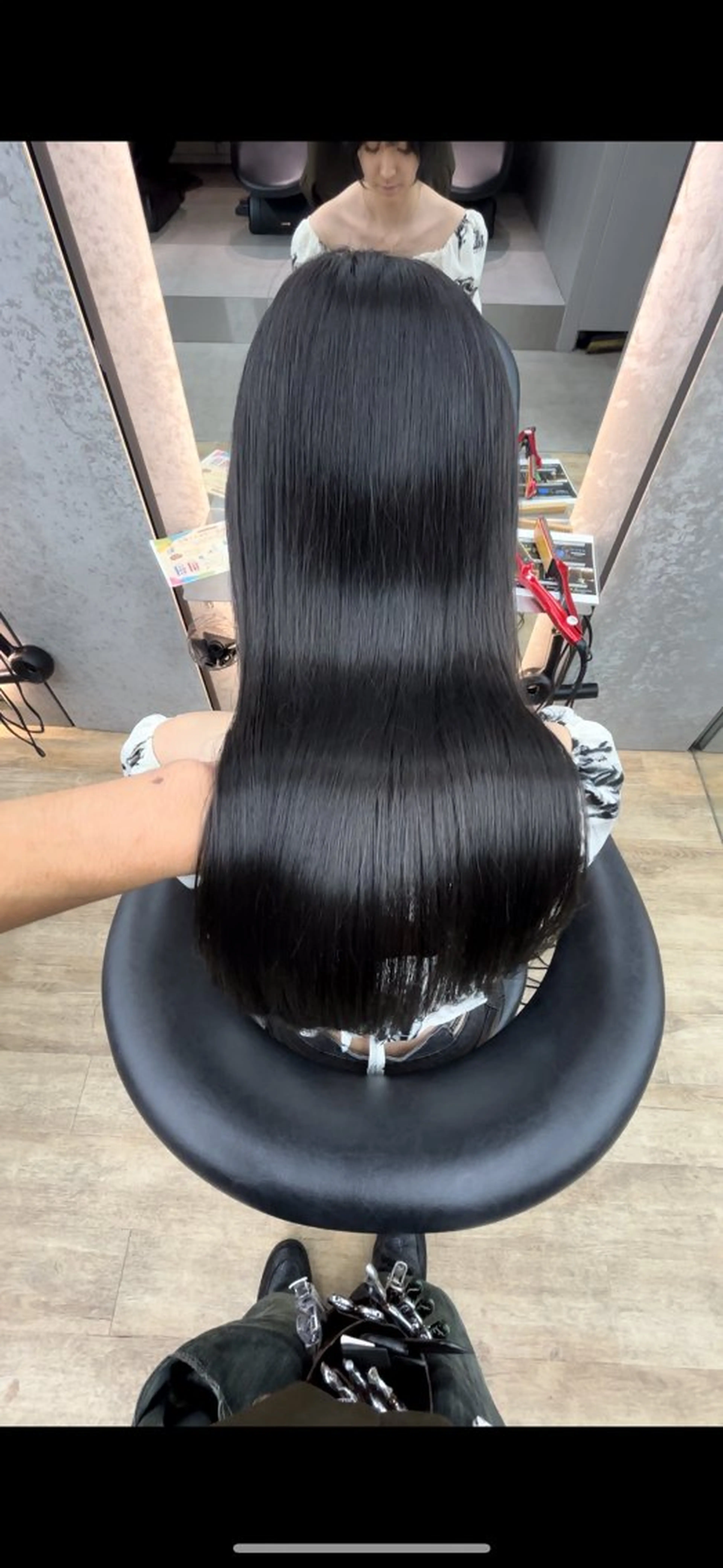 セミロング カラー カット ヘアカラー トリートメント 髪質改善/縮毛矯正/ 韓国ヘア/矢野のヘアスタイル