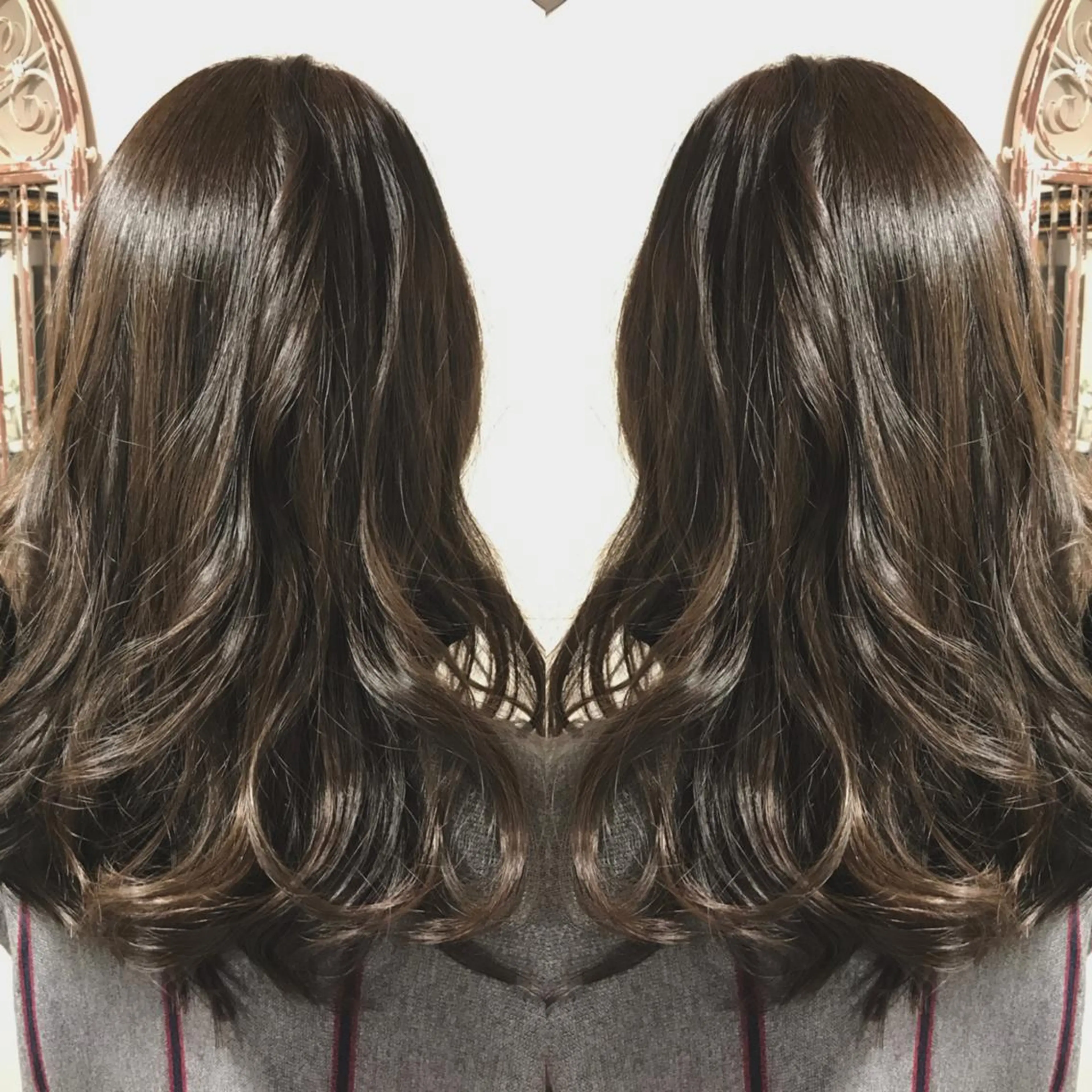 ロング カラー パーマ 【天満1艶髪】潤艶/ 髪質改善🌹釣本竜哉のヘアスタイル