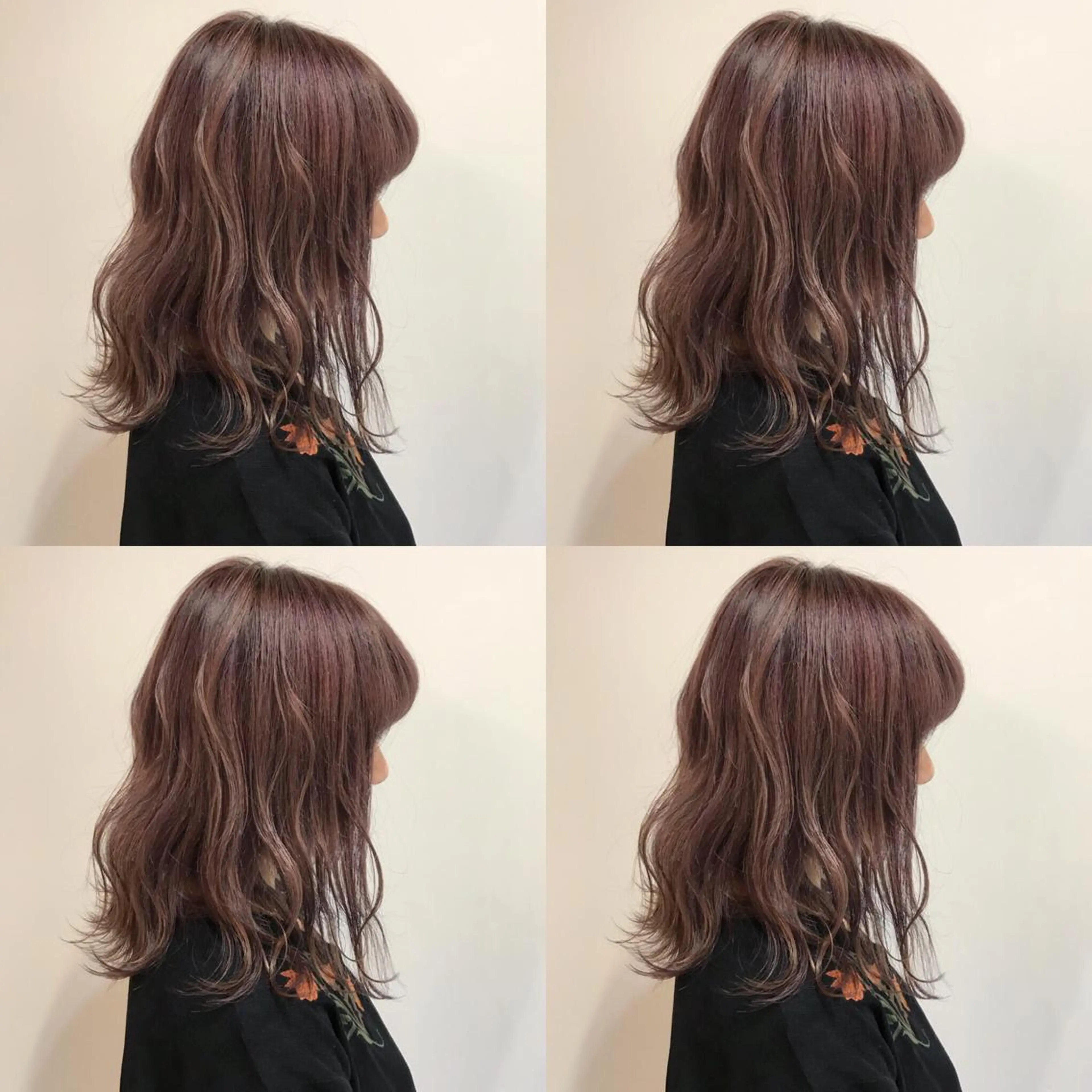 ミディアム カラー 嶋佐 昌大 シマサマオのヘアスタイル