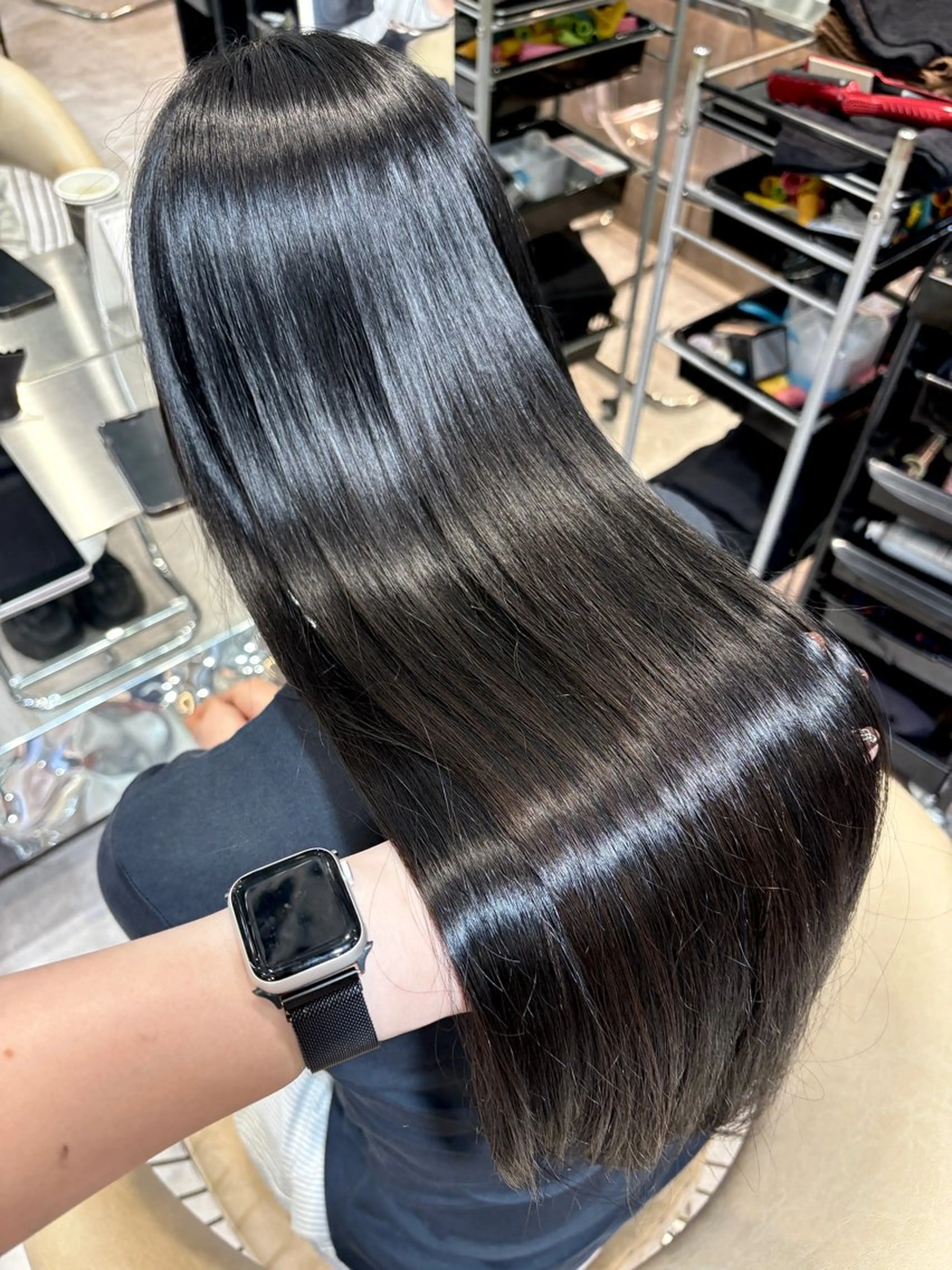 【人気の髪質改善❤️‍🔥】美髪・縮毛矯正+顔まわりカット+髪質改善トリートメントの写真