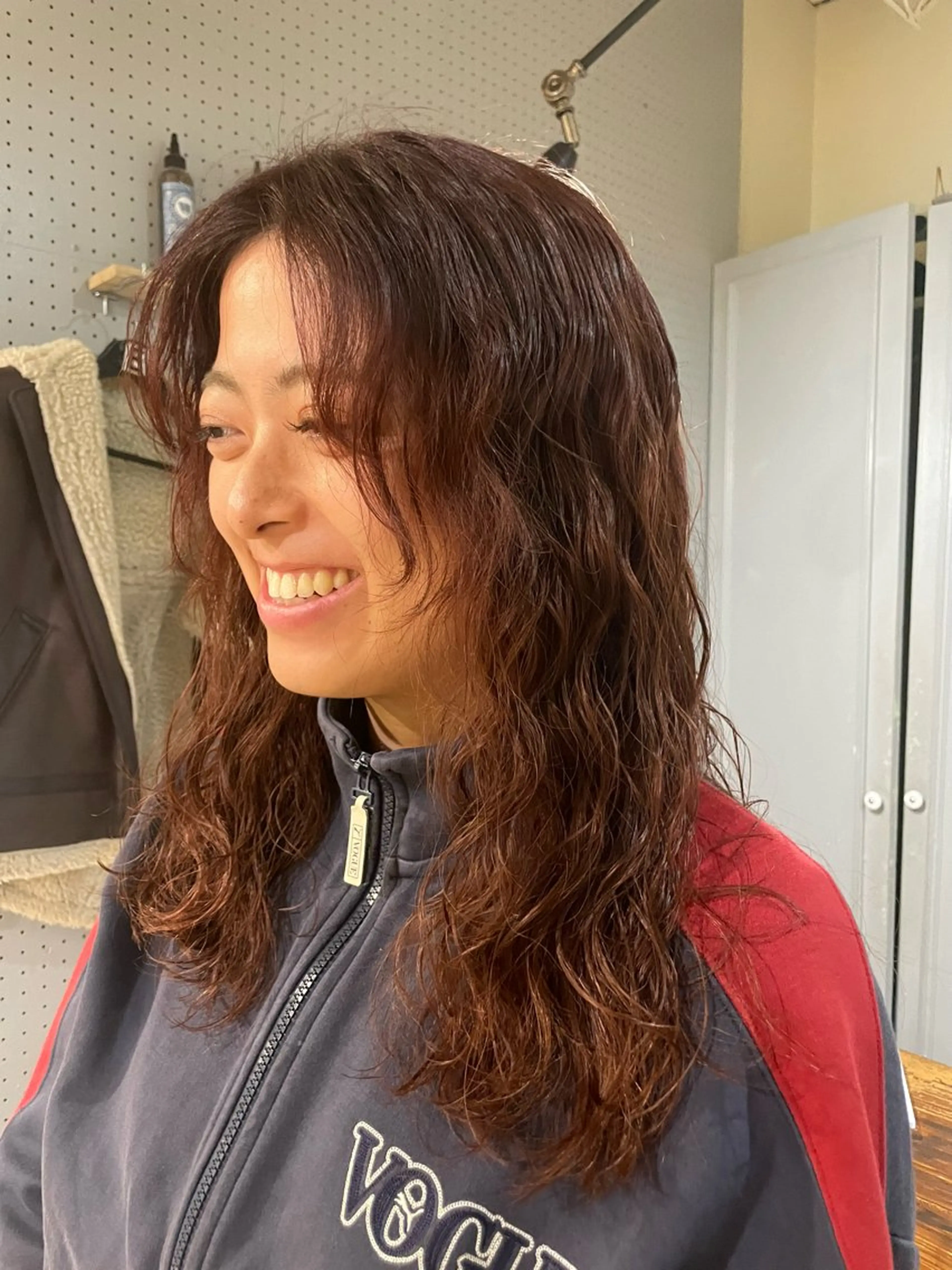 ミディアム パーマ カット パーマ 🤩噂のMr.髪ポジ ティブ®️yu🤩のヘアスタイル