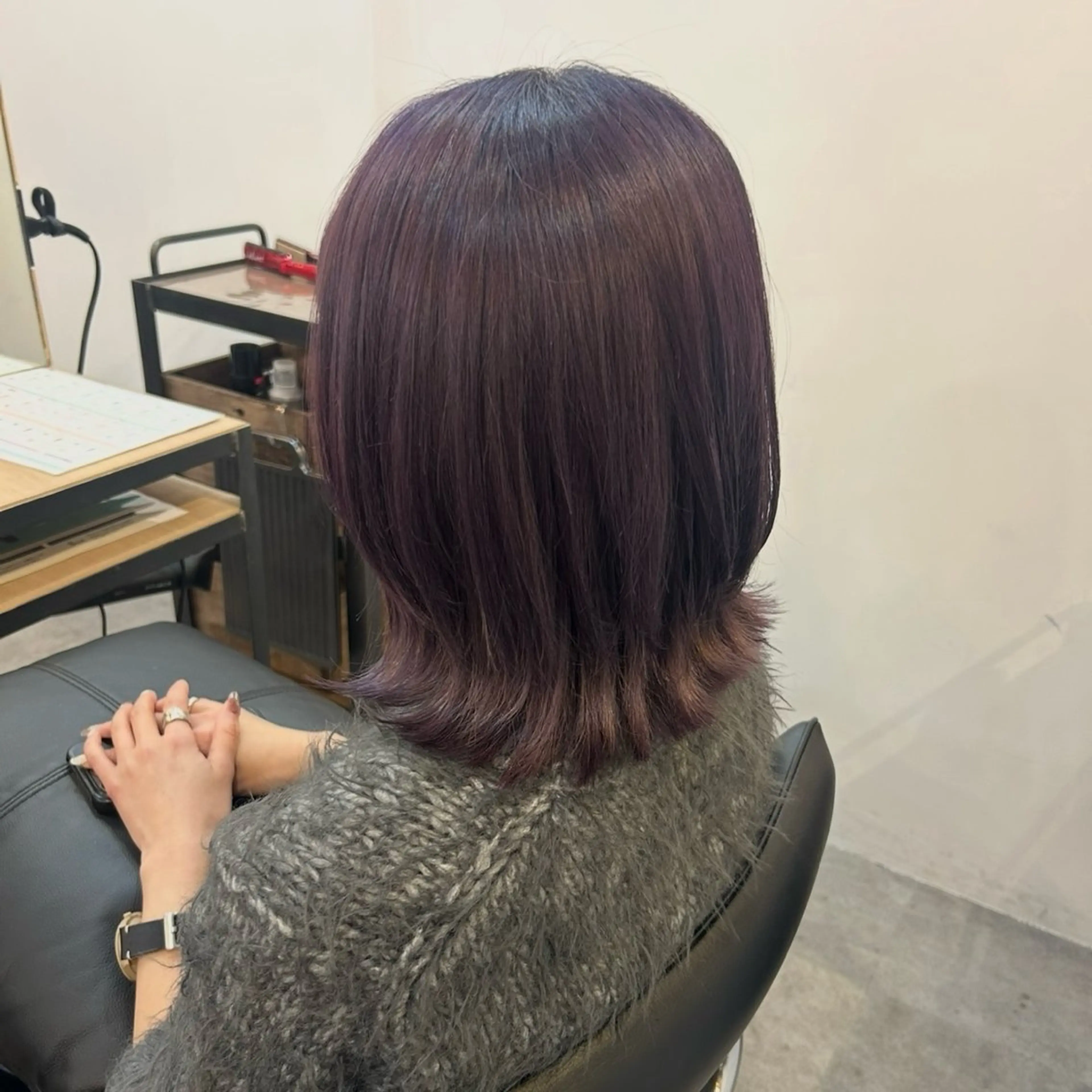 ミディアム カラー カット ヘアカラー 立花 ふたば🌱のヘアスタイル