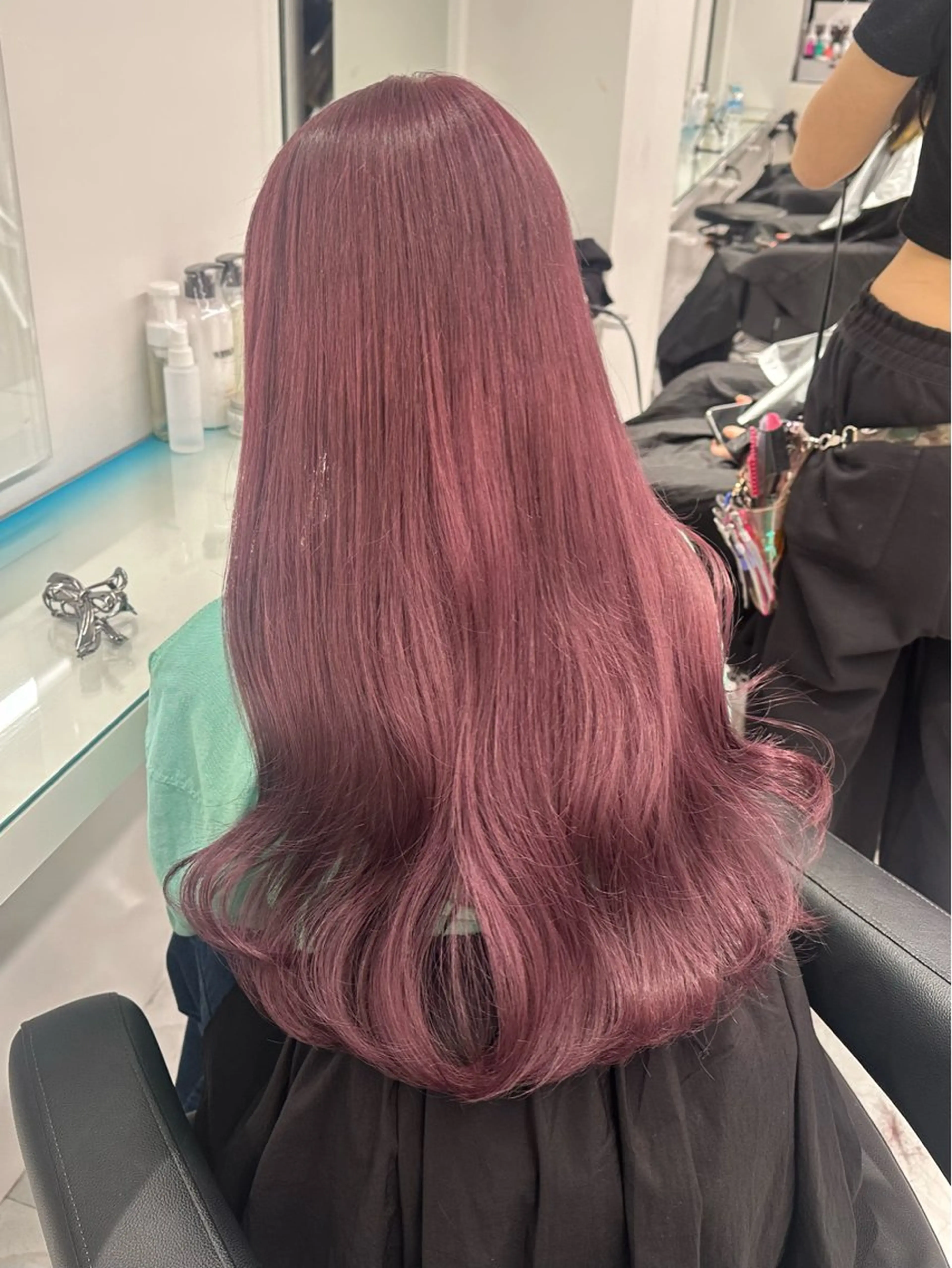 ロング カラー トレンド暖色ヘア🍒 miu🍒のヘアスタイル