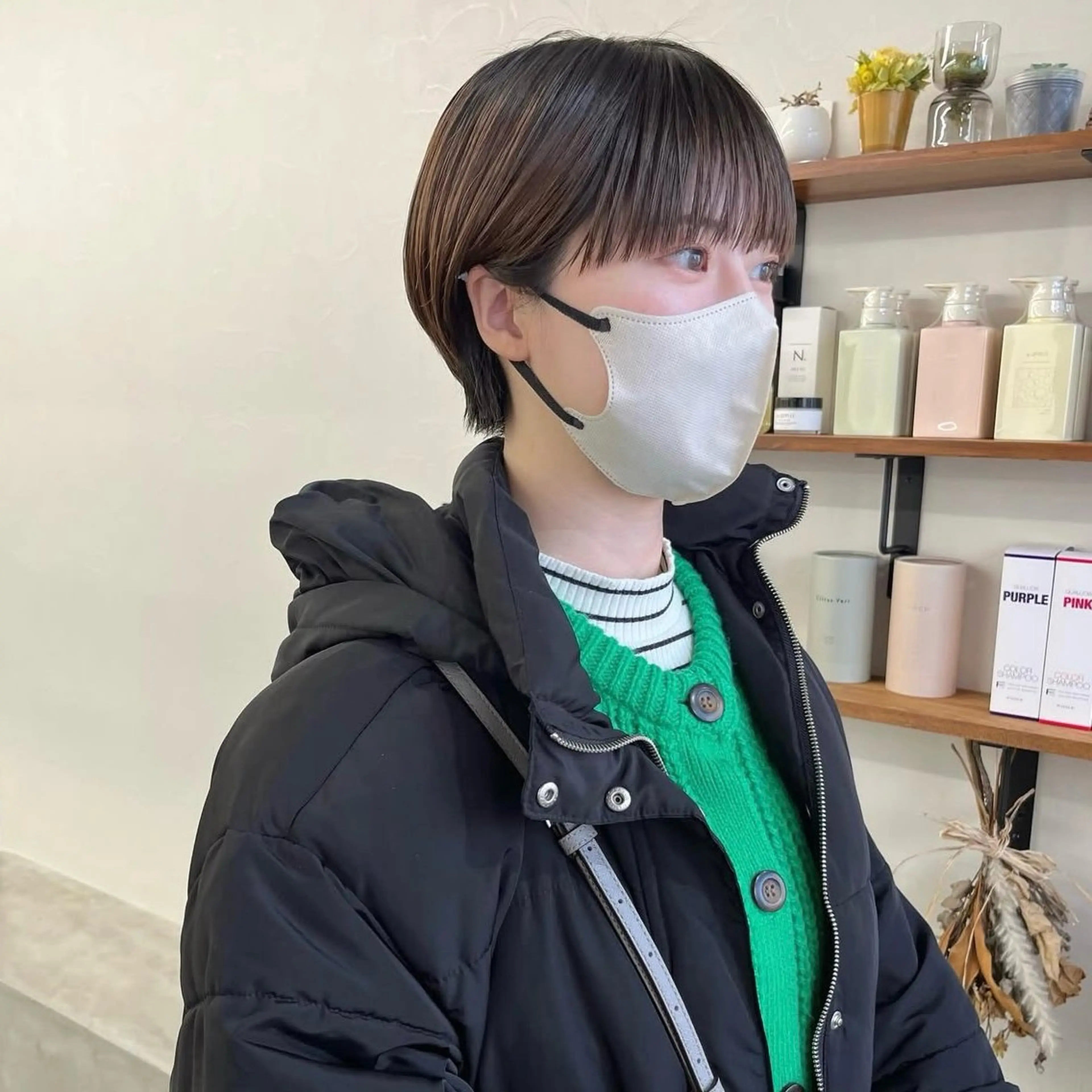 ショート エクステ/大人可愛い カラー🩷RINAのヘアスタイル