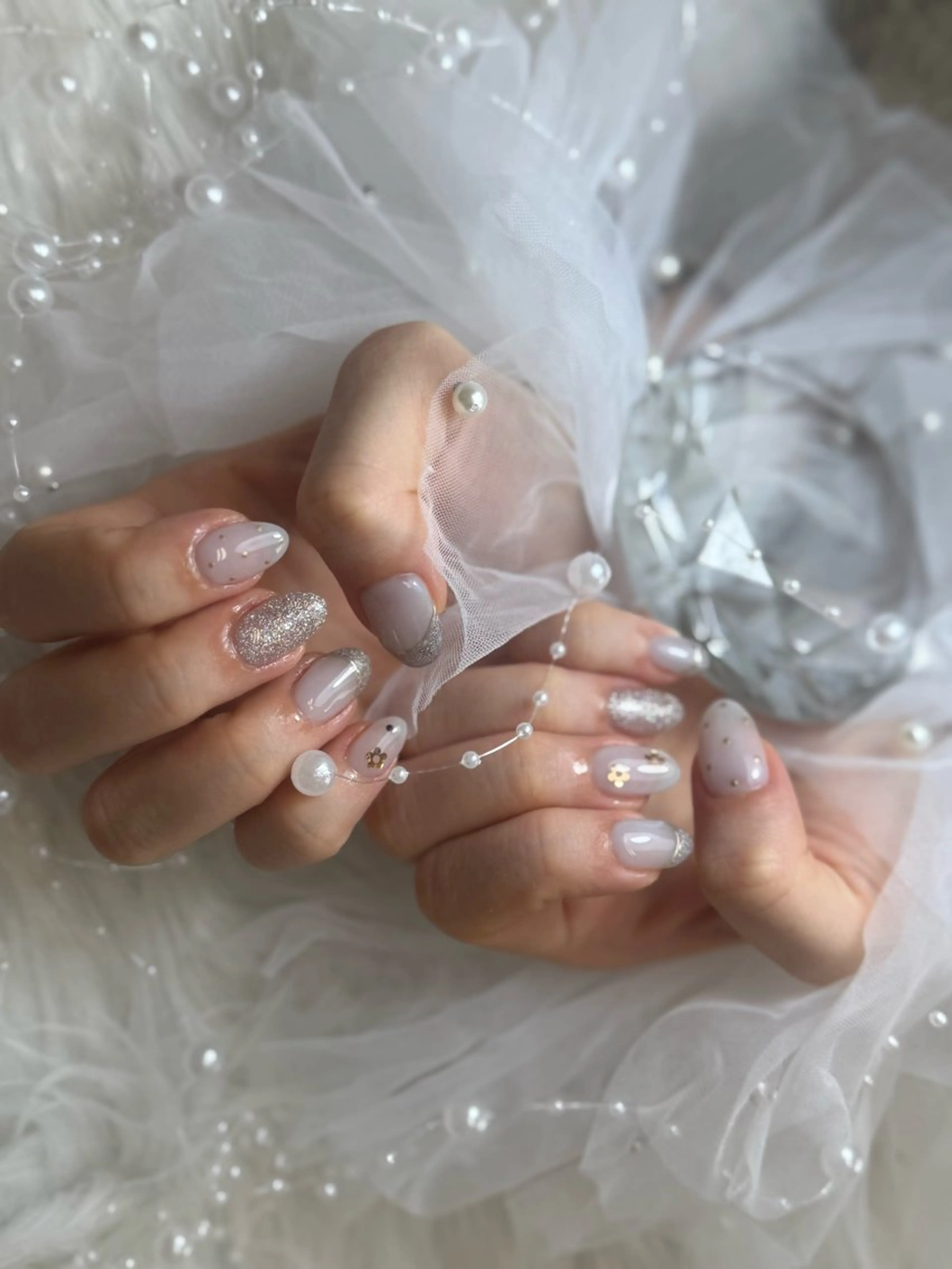 デザインやり放題✨小パーツ10粒以内の写真