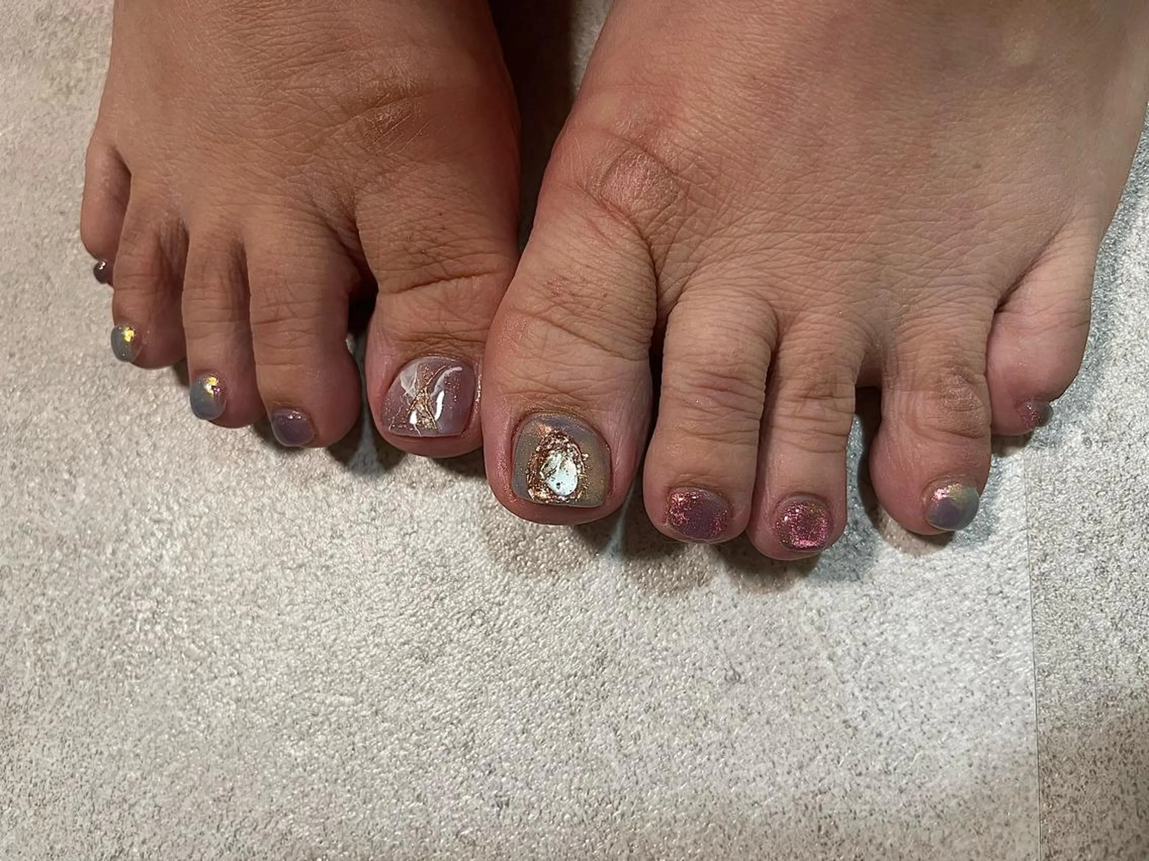 ネイル フットネイル M* Nailのネイルデザイン