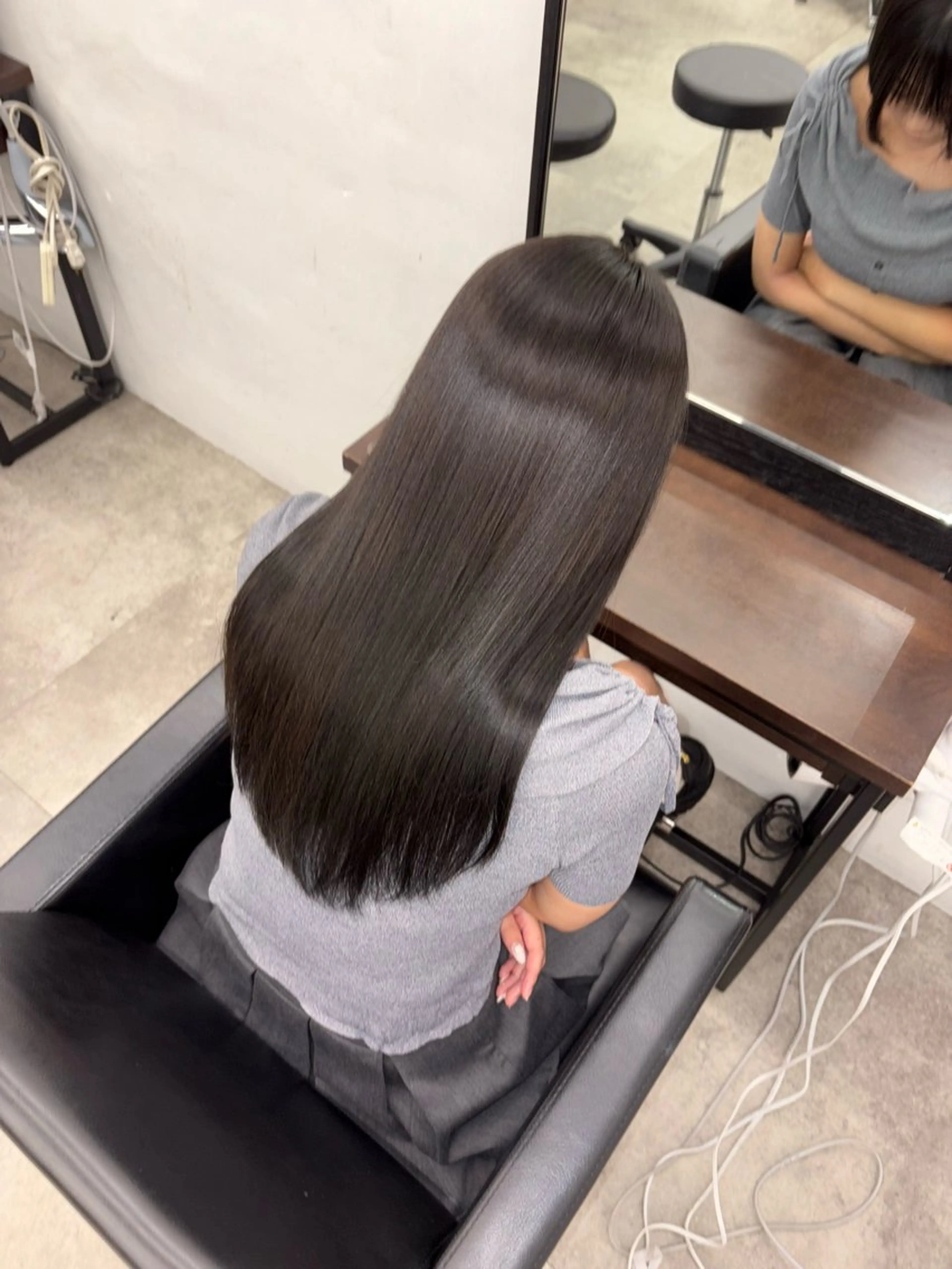 ロング ヘアカラー トリートメント 髪質改善/艶髪特化 /透明感✨️こうめいのヘアスタイル