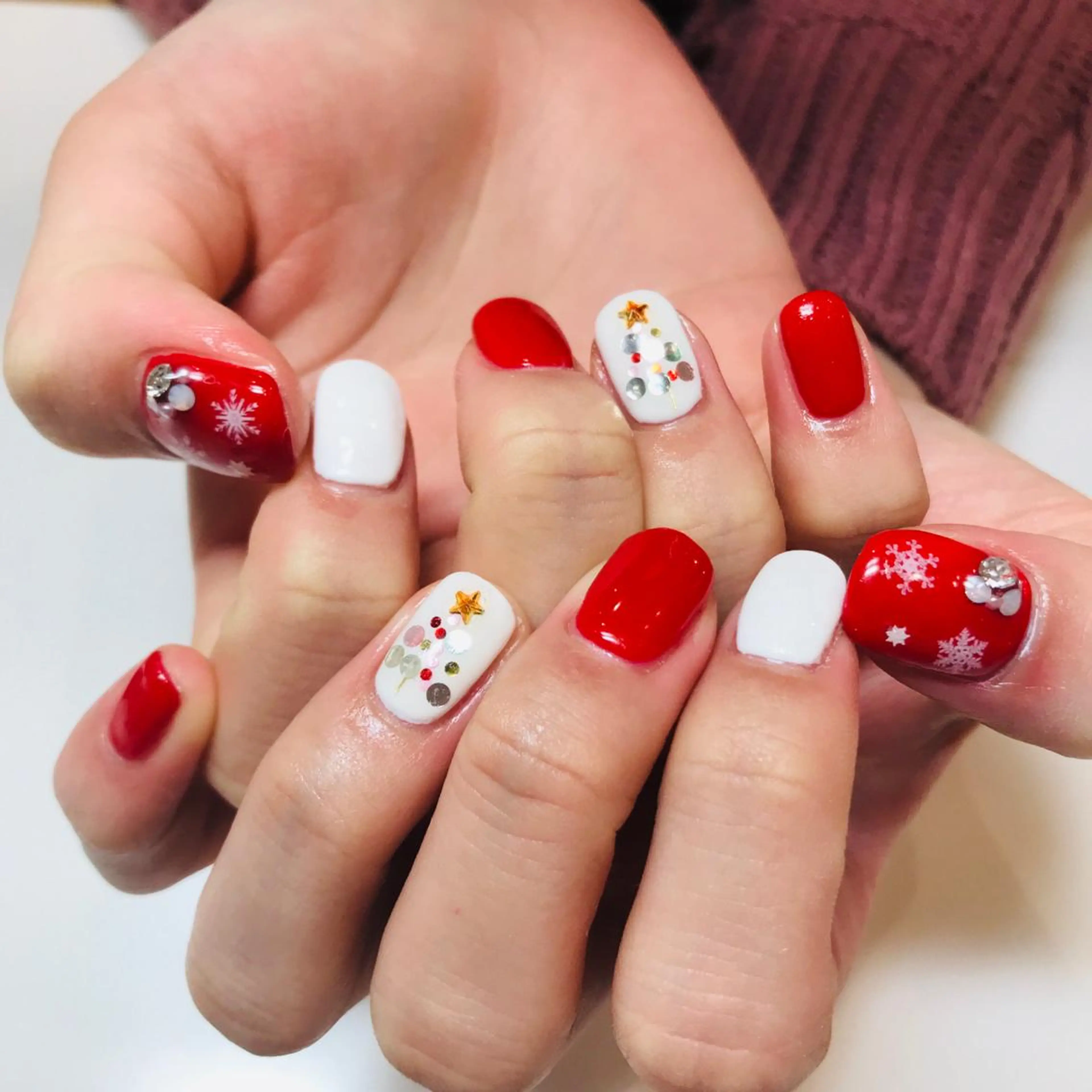 ネイル 冬ネイル クリスマス Yukako. Nのネイルデザイン