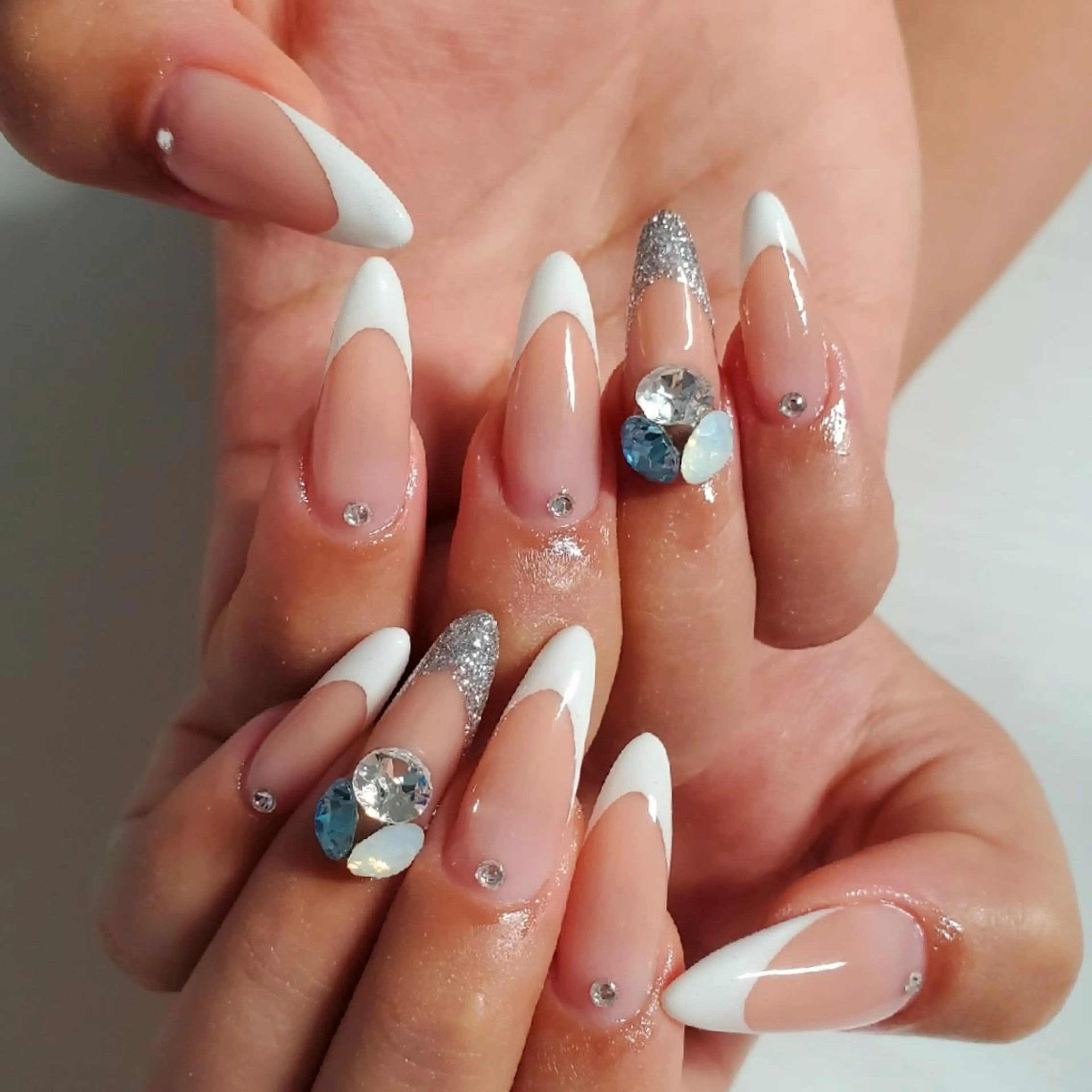 ネイル フレンチネイル スカルプネイル   MAKI NAILのネイルデザイン