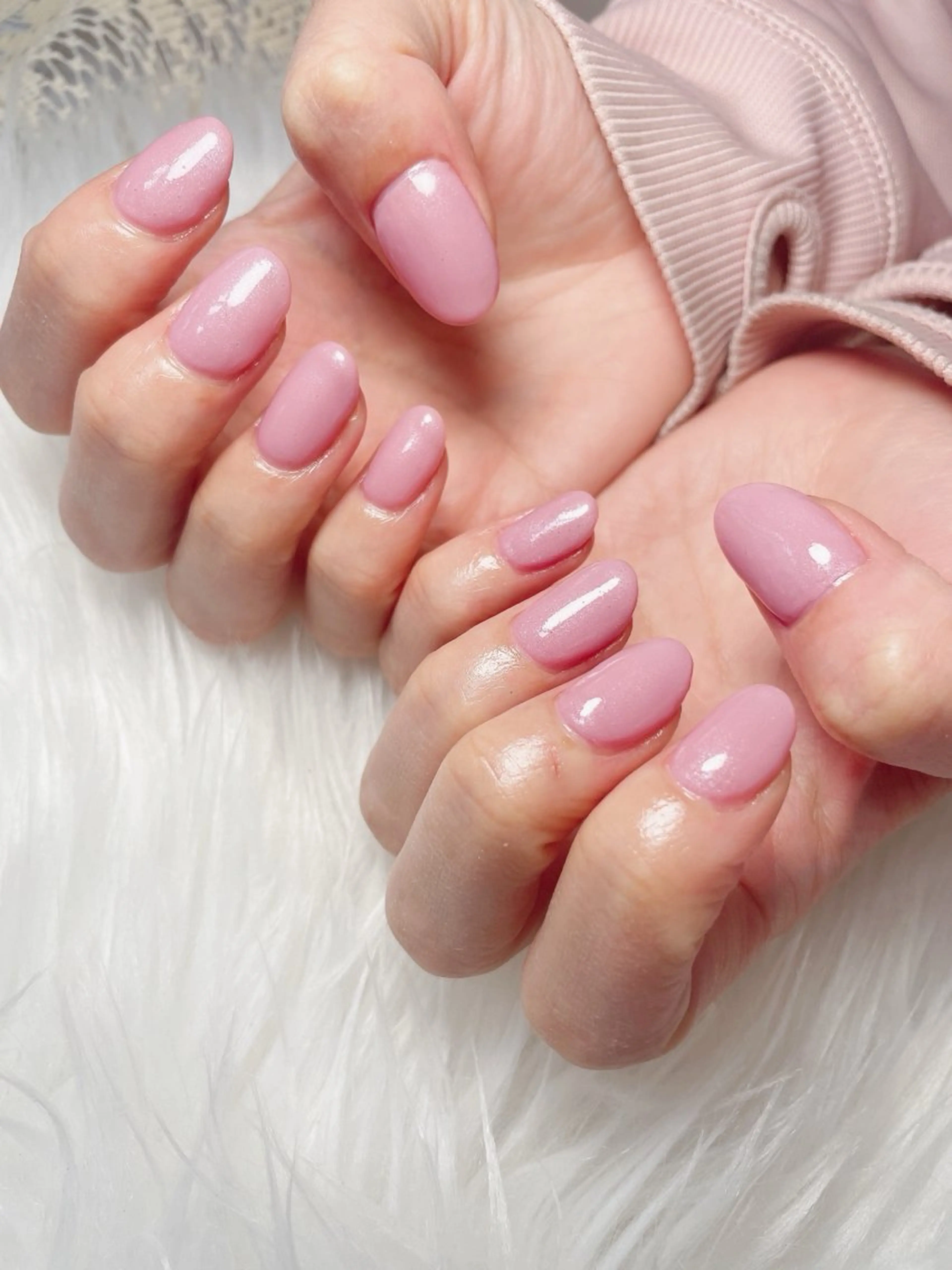 ネイル ピンク ハンドネイル nailsalon Rinのネイルデザイン