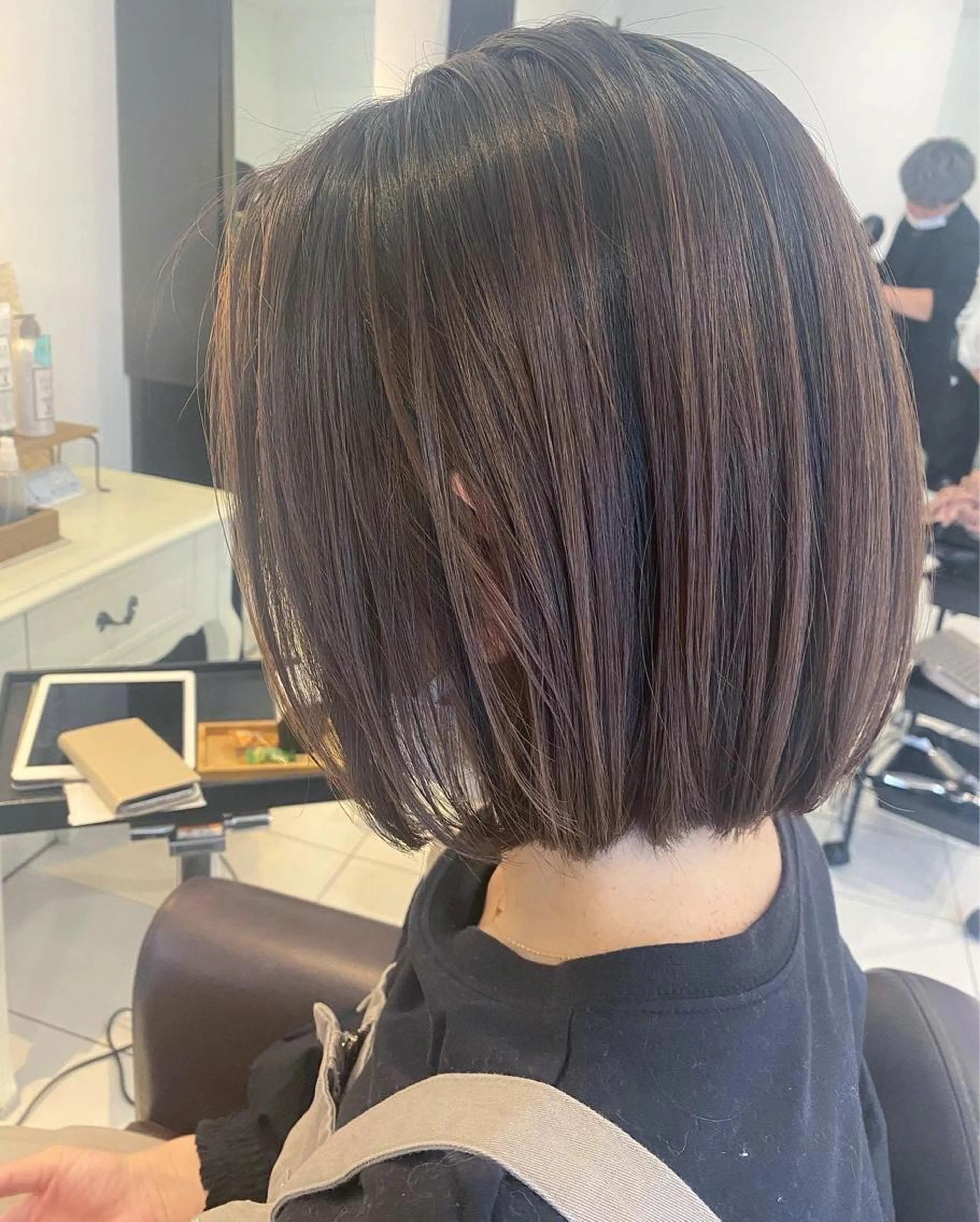 カット＋髪質改善ストレートの写真