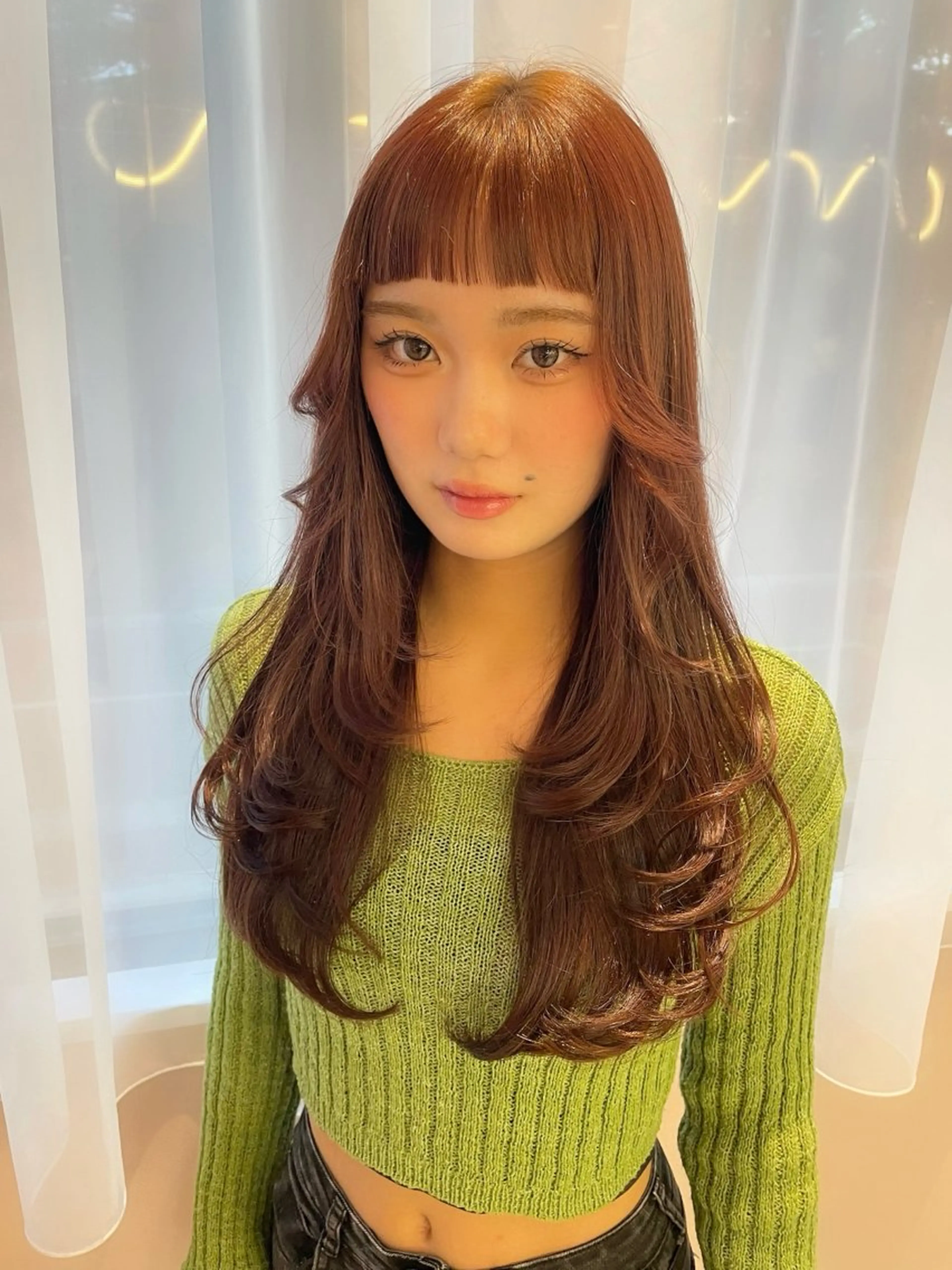 ロング カラー カット ヘアカラー トリートメント belta.🌱 安藝夏花🌻のヘアスタイル