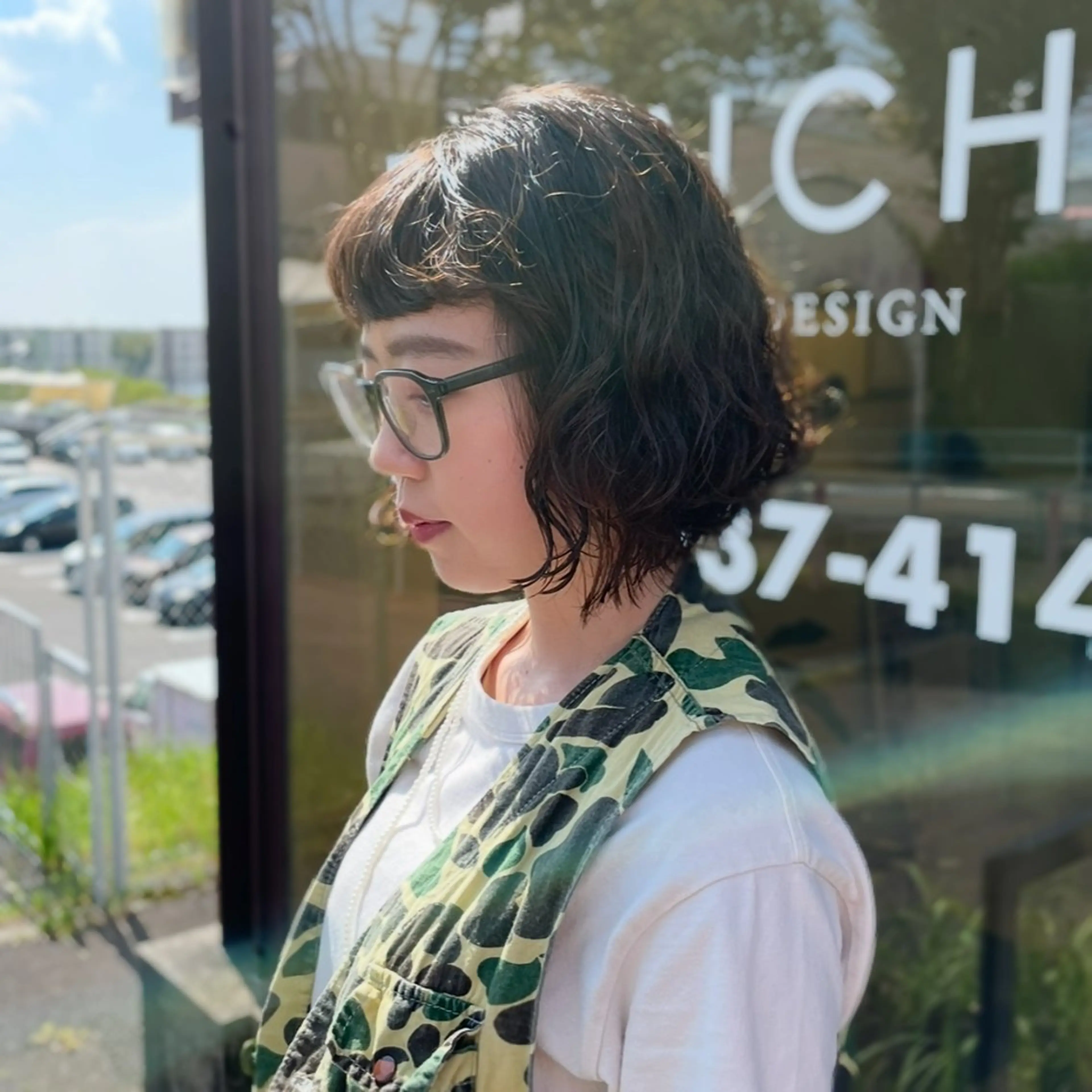 パーマ ボブ ニュアンスパーマ カット パーマ BRANCHÉ 高蔵寺☘️ねねほ☘️のヘアスタイル