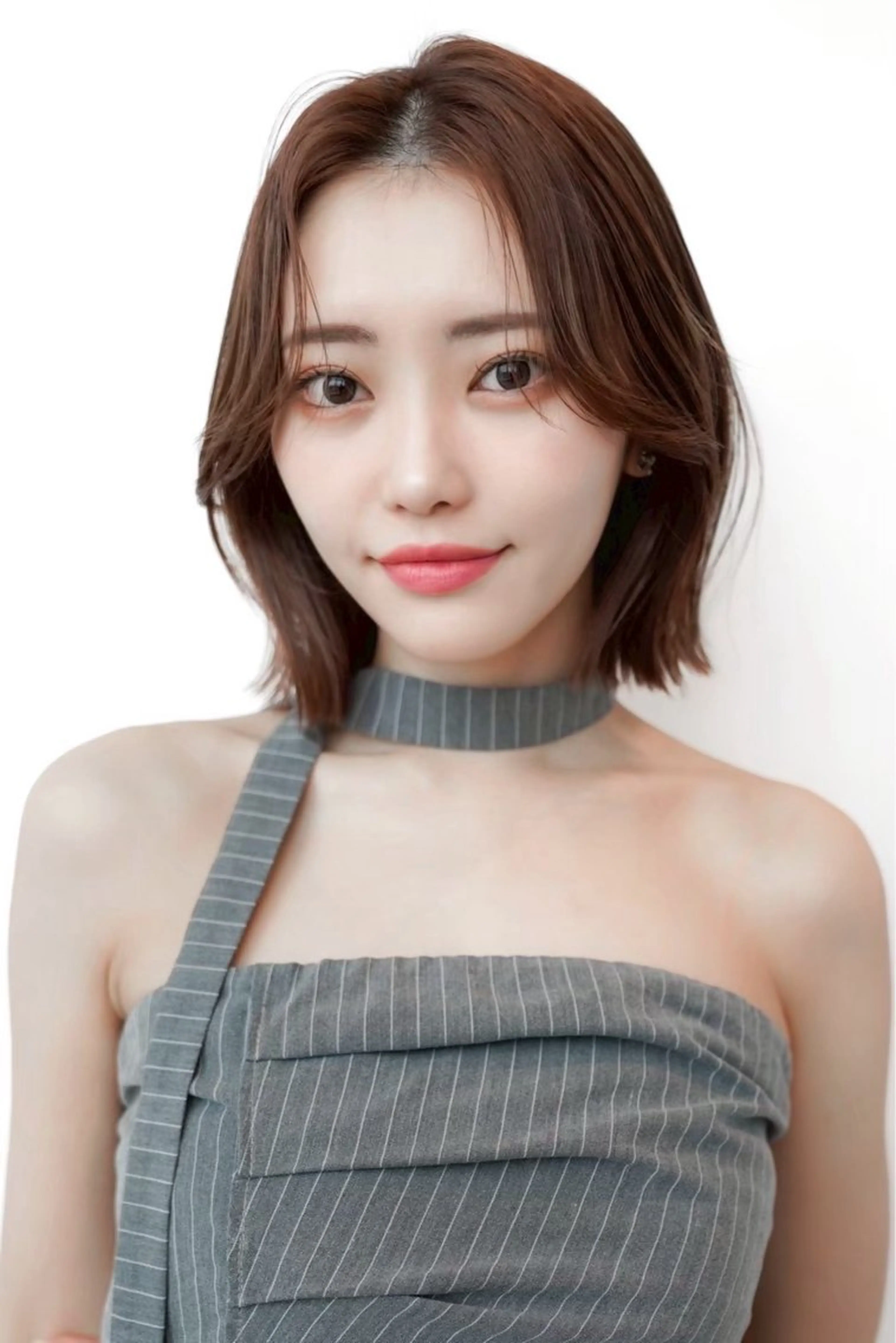 ミディアム カラー カット ヘアカラー トリートメント 渋谷/レイヤーボブ・ 韓国ボブ特化/楓のヘアスタイル