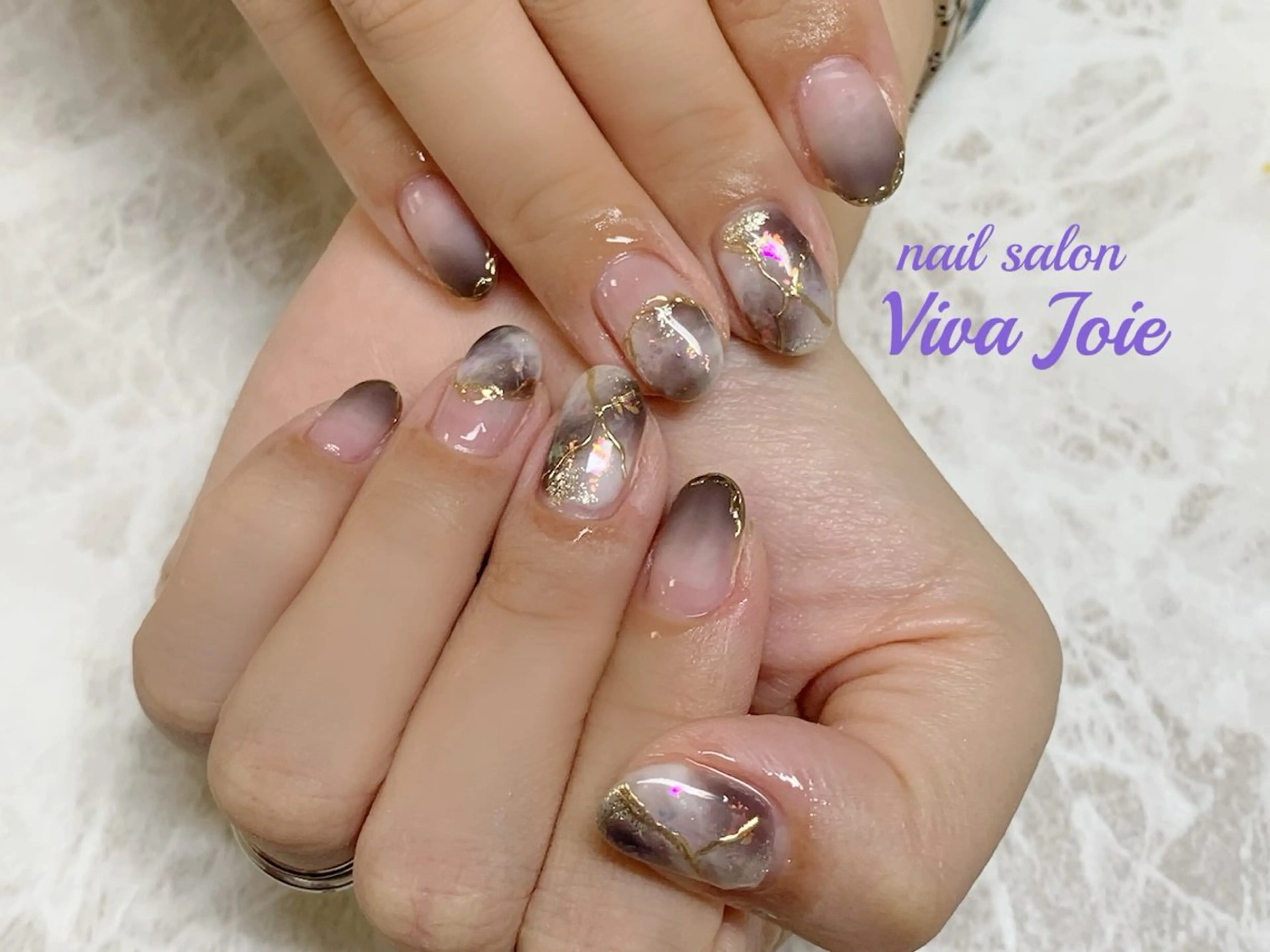 ネイル ジェルネイル ニュアンスネイル ハンドネイル Viva Joie所属・Viva Joieのネイルデザイン