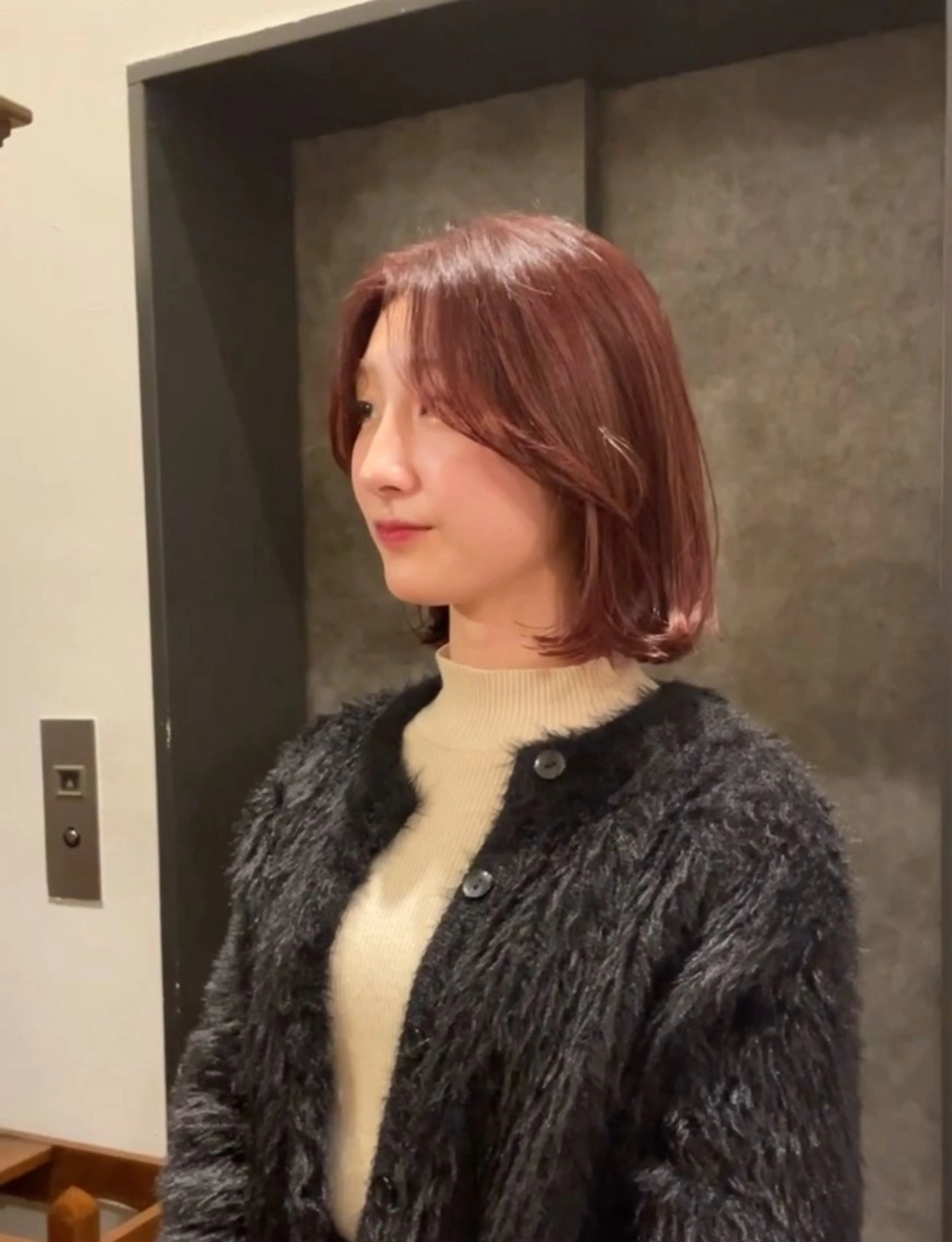 ショート カラー 切りっぱなしボブ ボブ 韓国風ヘア tete nico所属・似合わせ/ヘアカラー nanami🌸のヘアスタイル