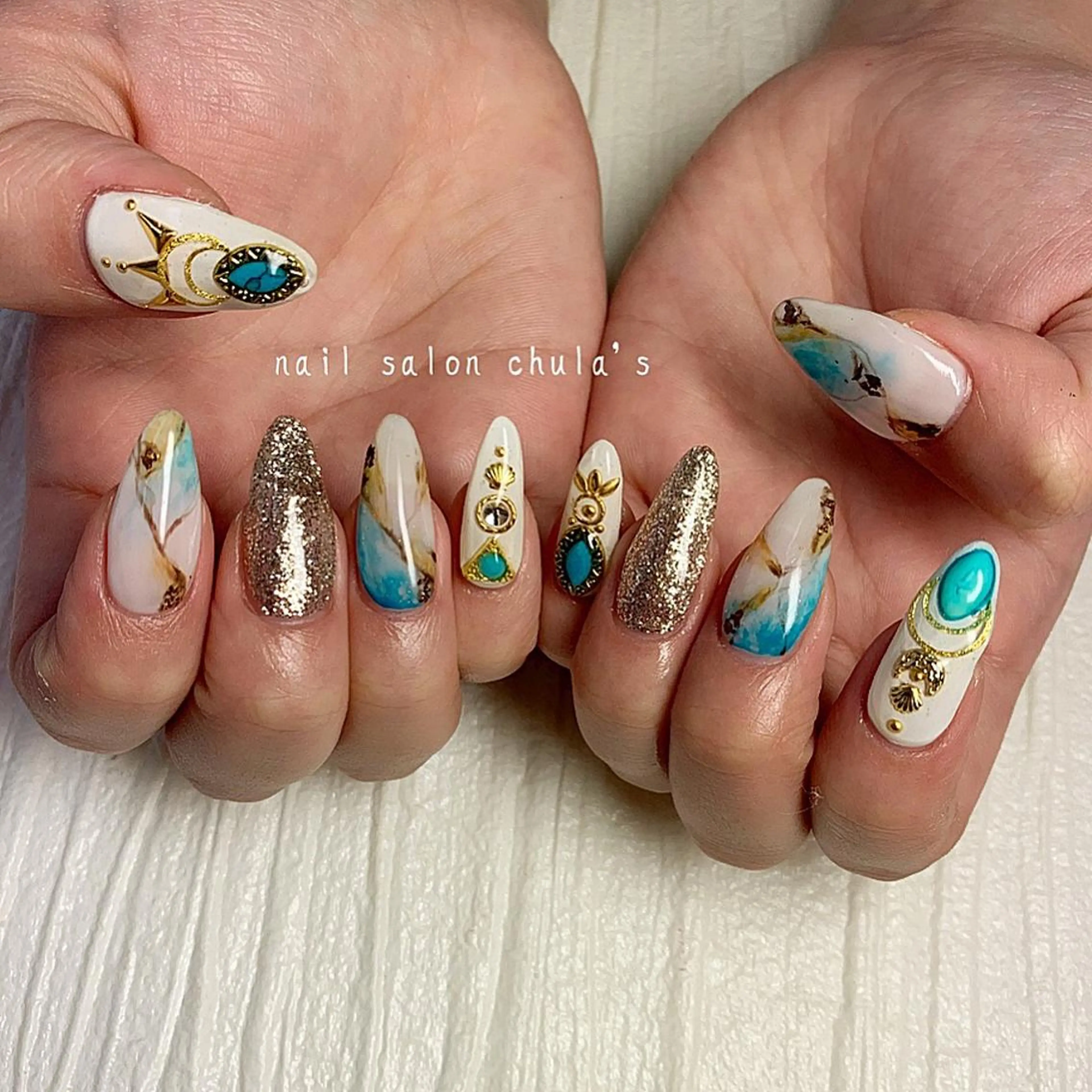 ネイル ハンドネイル nail salon  chula's所属・☆ayaka ☆のネイルデザイン