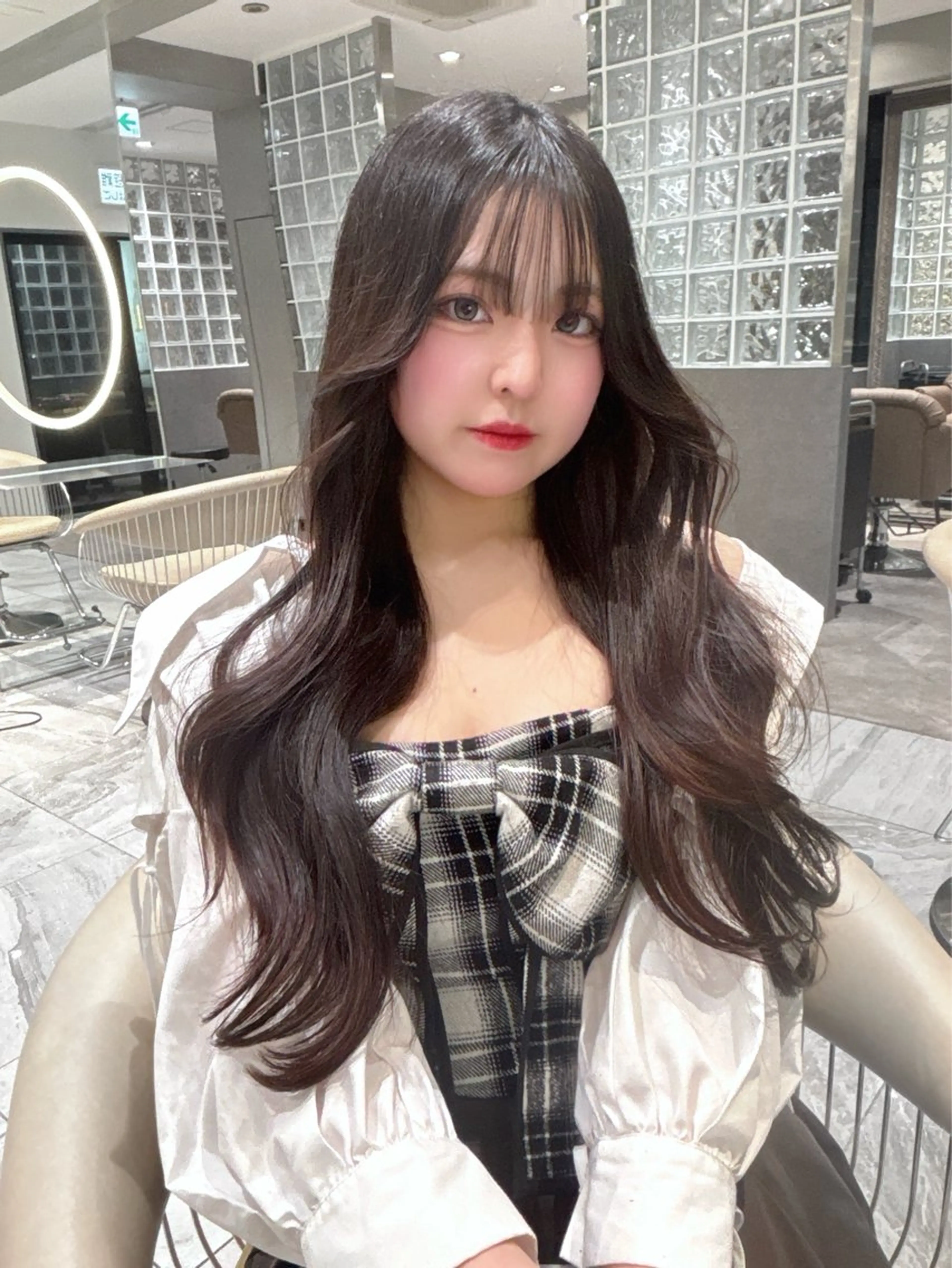 ロング カラー ヘアカラー トリートメント ハイトーン×透明感 たけるのヘアスタイル