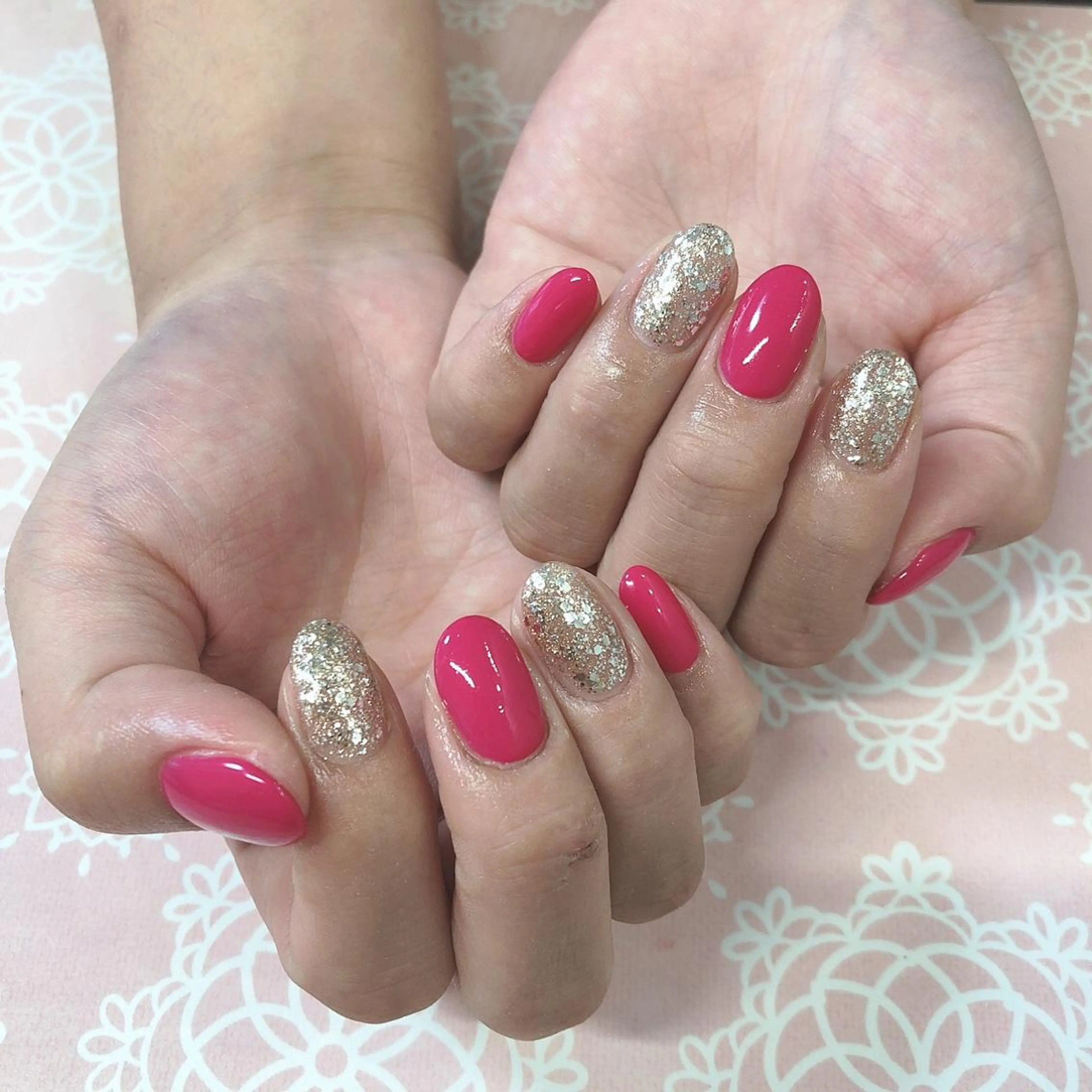 ネイル ハンドネイル 西岡 杏のネイルデザイン