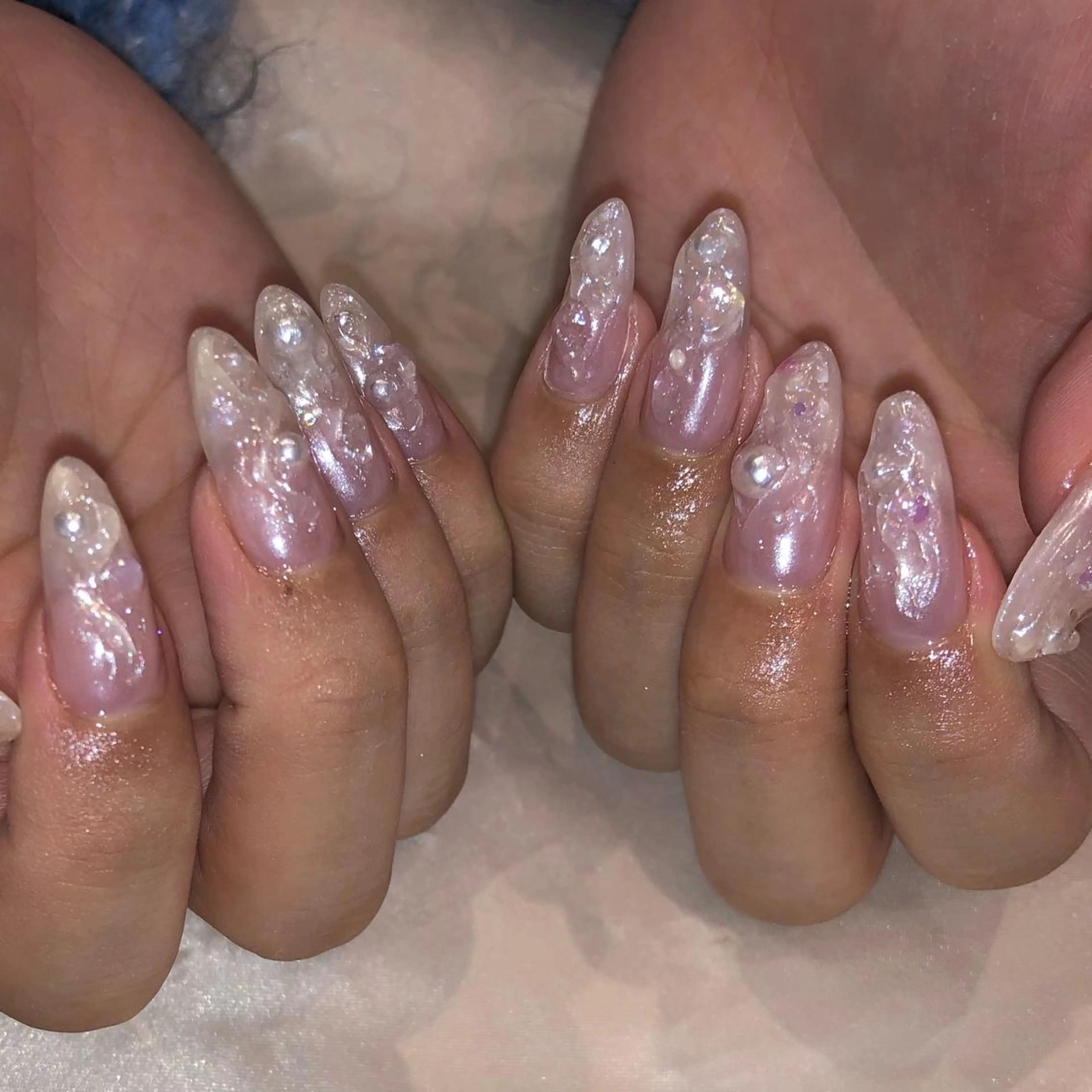 ネイル ハンドネイル ☽ ☾のネイルデザイン