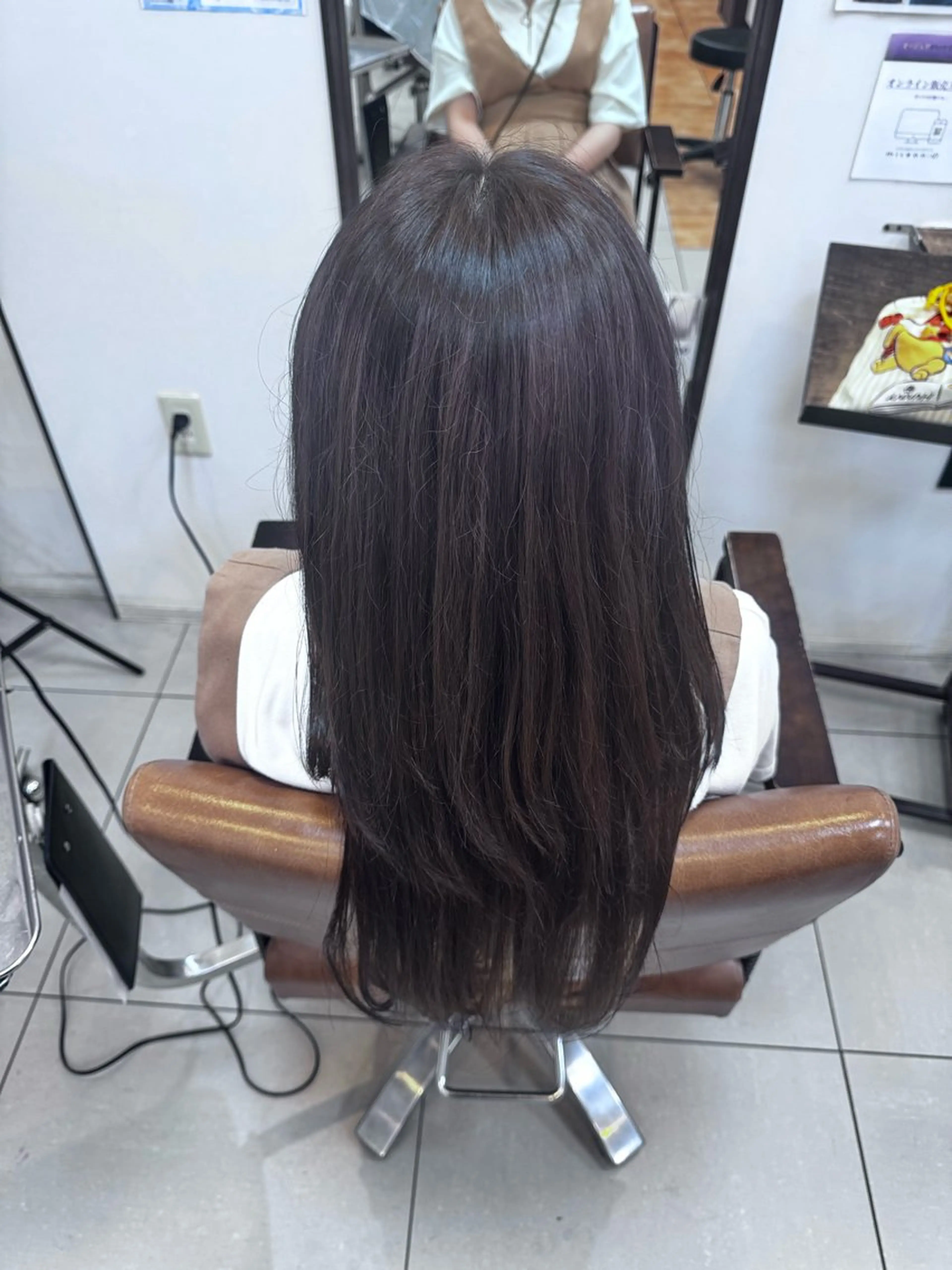 ロング カラー ブラウンカラー ラベンダーカラー 坂元綾音 モデル募集中✨のヘアスタイル