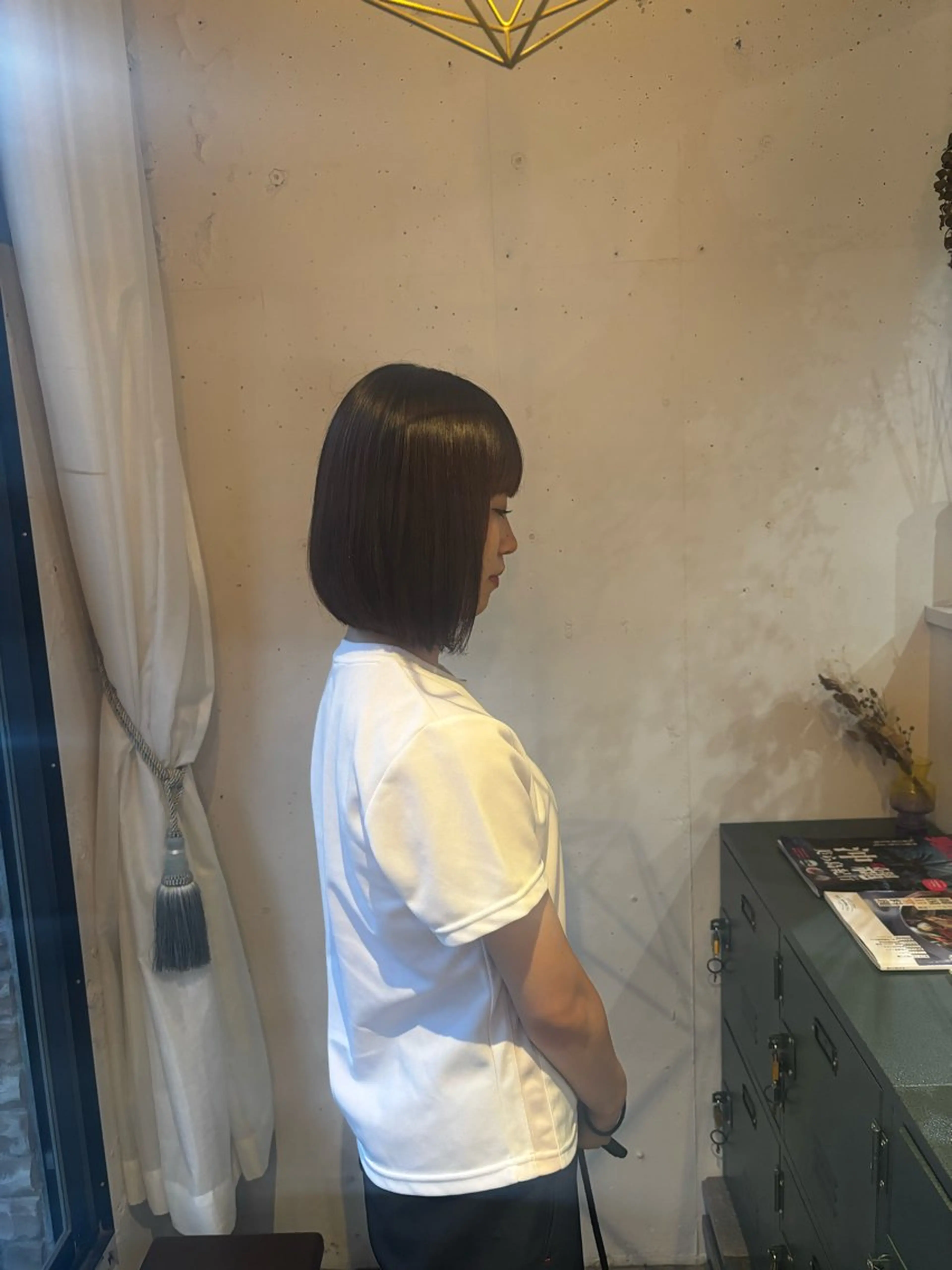 ショート 前下がりボブ ボブ カット 🍒サクラ🍒 /透明感カラー/艶髪のヘアスタイル