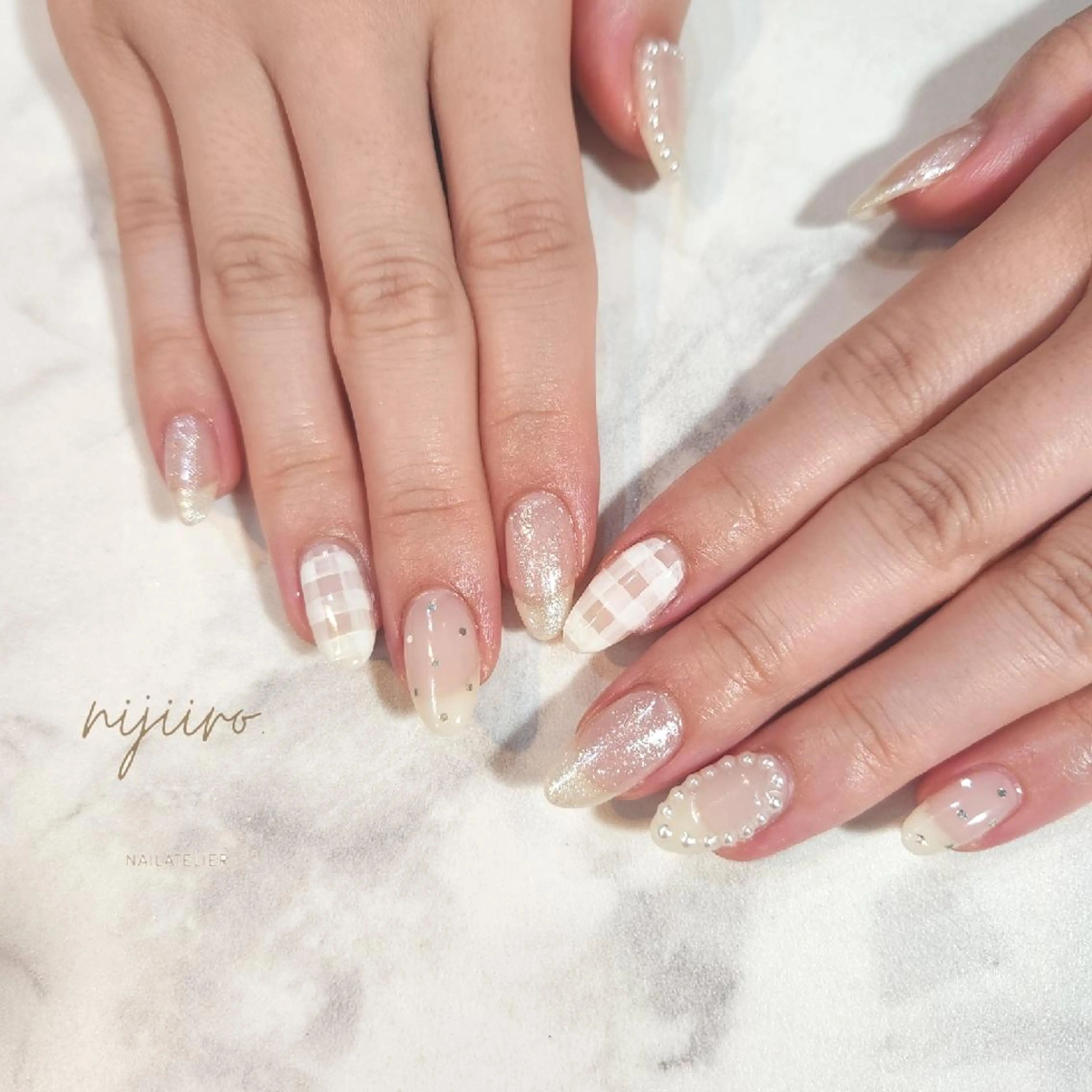 ネイル ハンドネイル nailatelier nijiiro.所属・nijiiro🌈 サトウのネイルデザイン