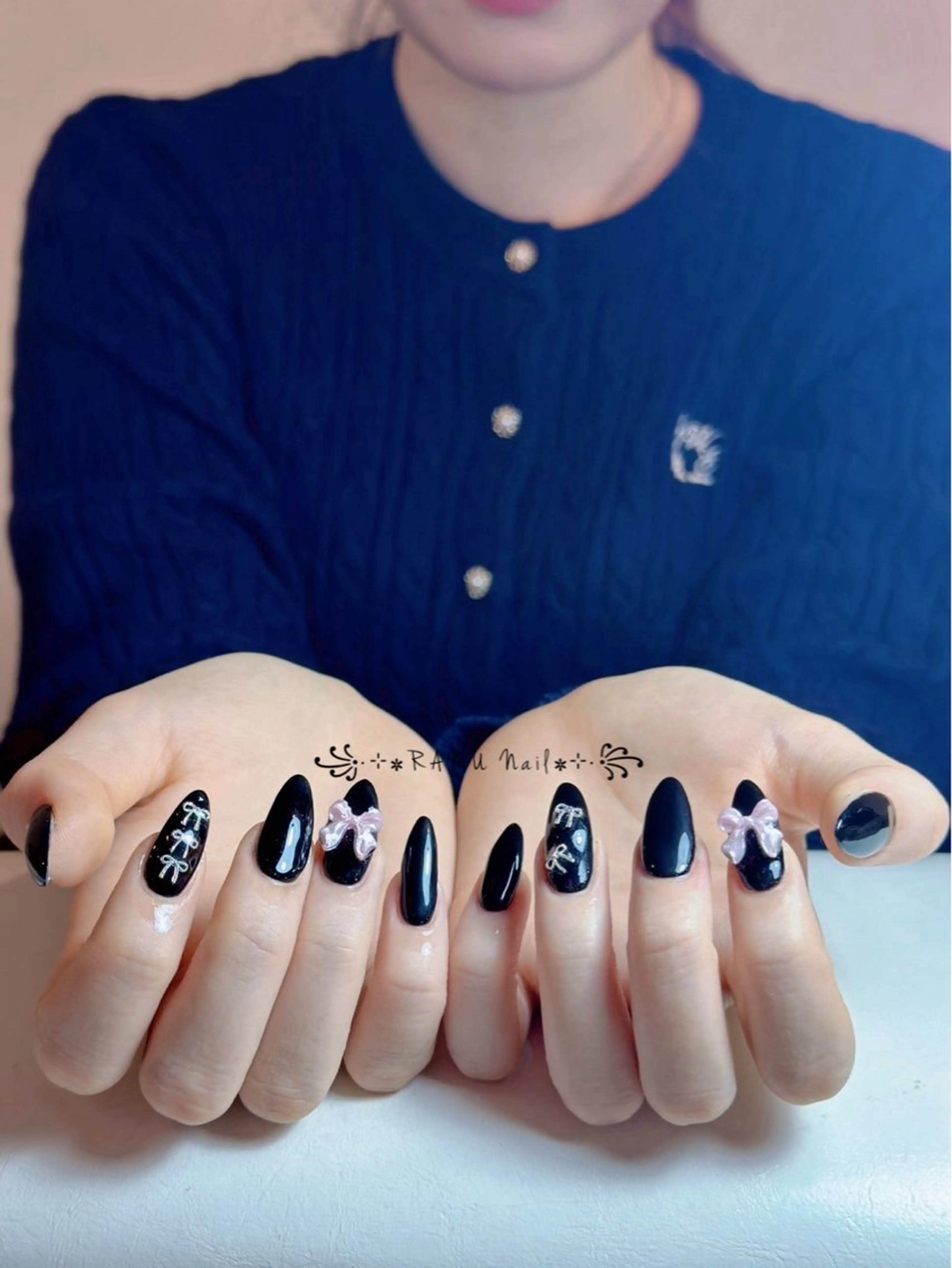 ネイル フレンチネイル 韓国ネイル シンプルネイル ネイルチップ ワンホンネイル ハンドネイル RAMU Nail 恵比寿店のネイルデザイン