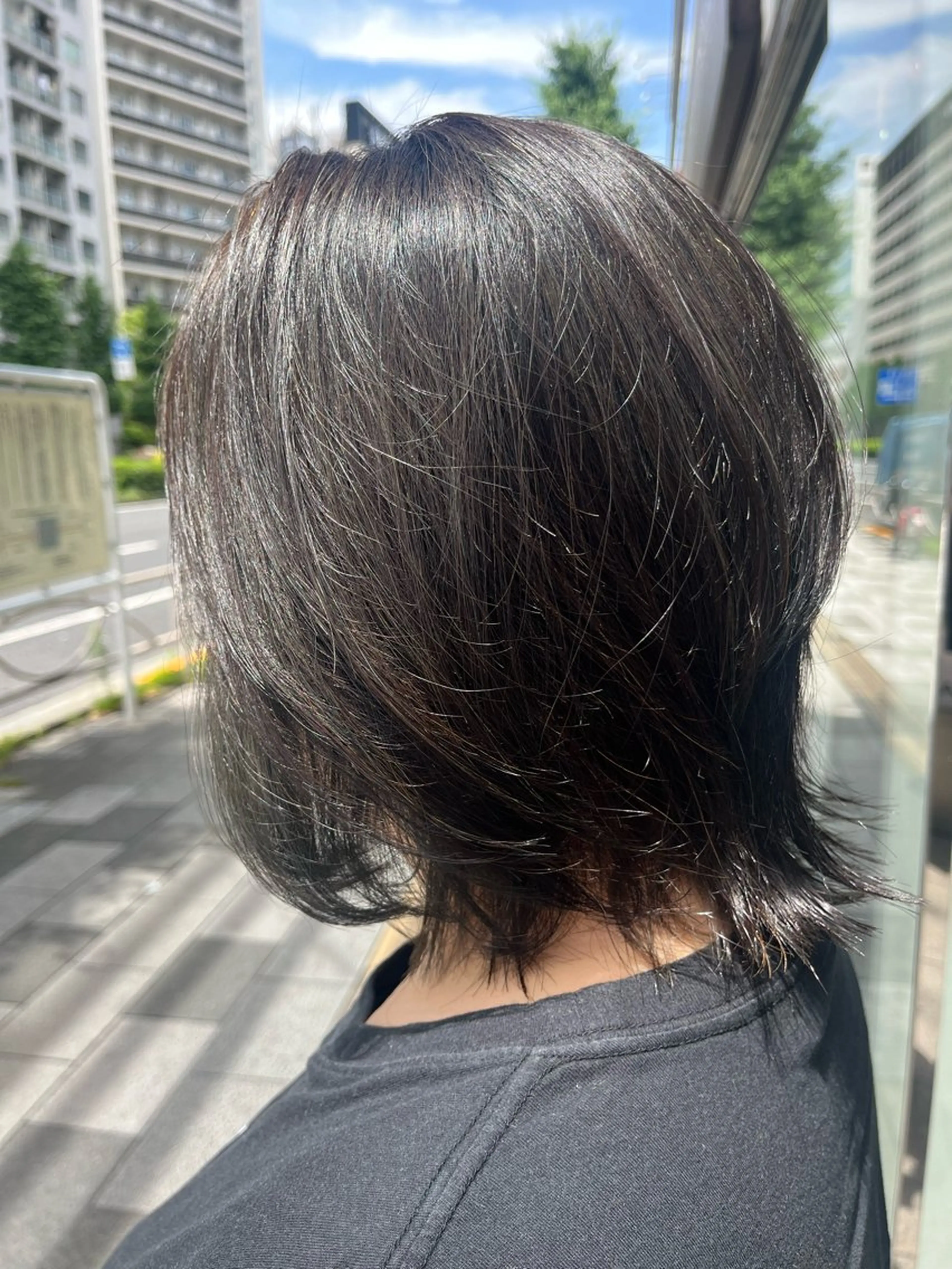 ショート カラー ブリーチ ハイライトカラー メッシュ ハイライト アートディレクター 尾内 友美のヘアスタイル