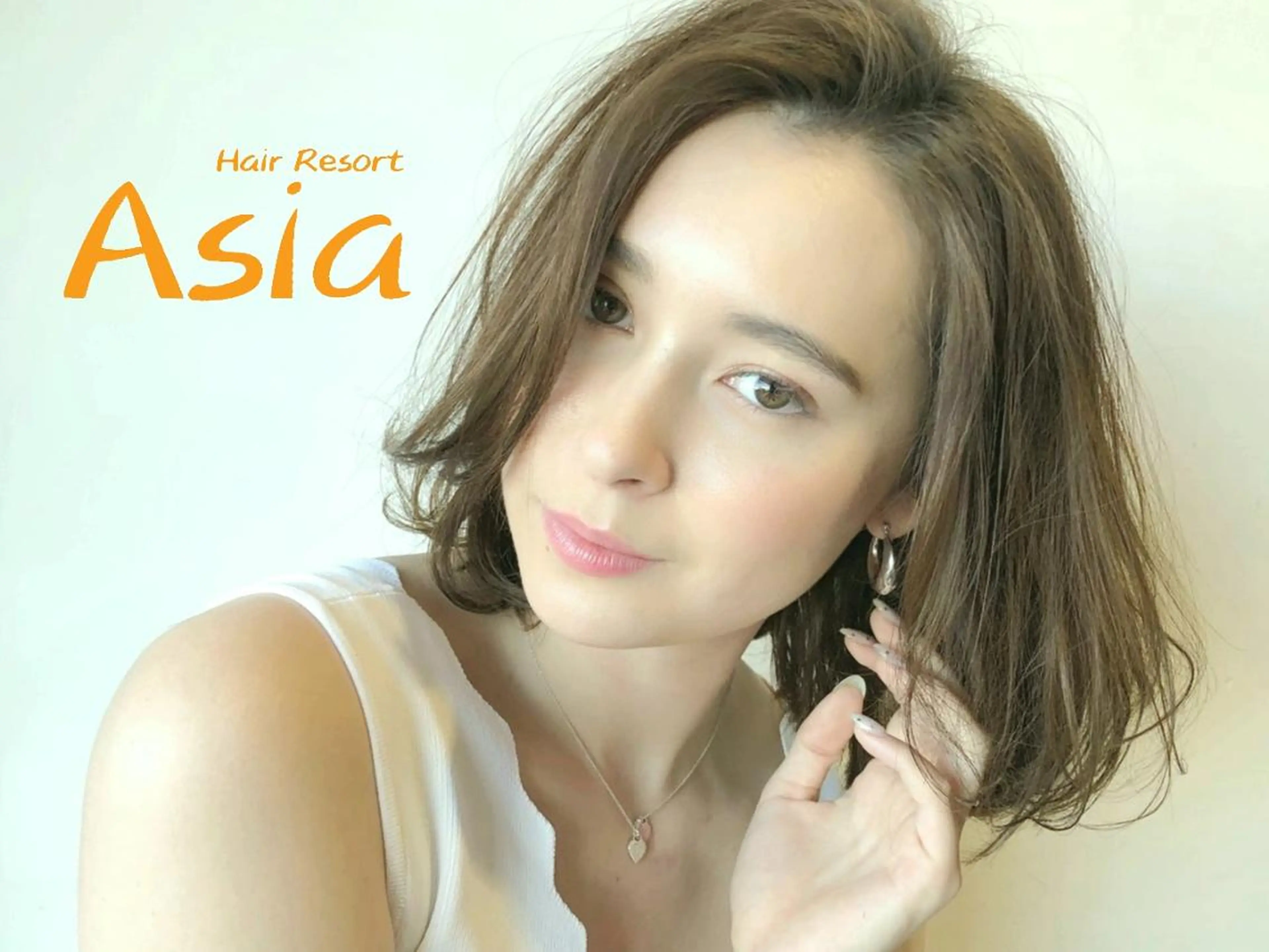 ミディアム カラー 【大宮】デザイナー Anne 諳 アンのヘアスタイル