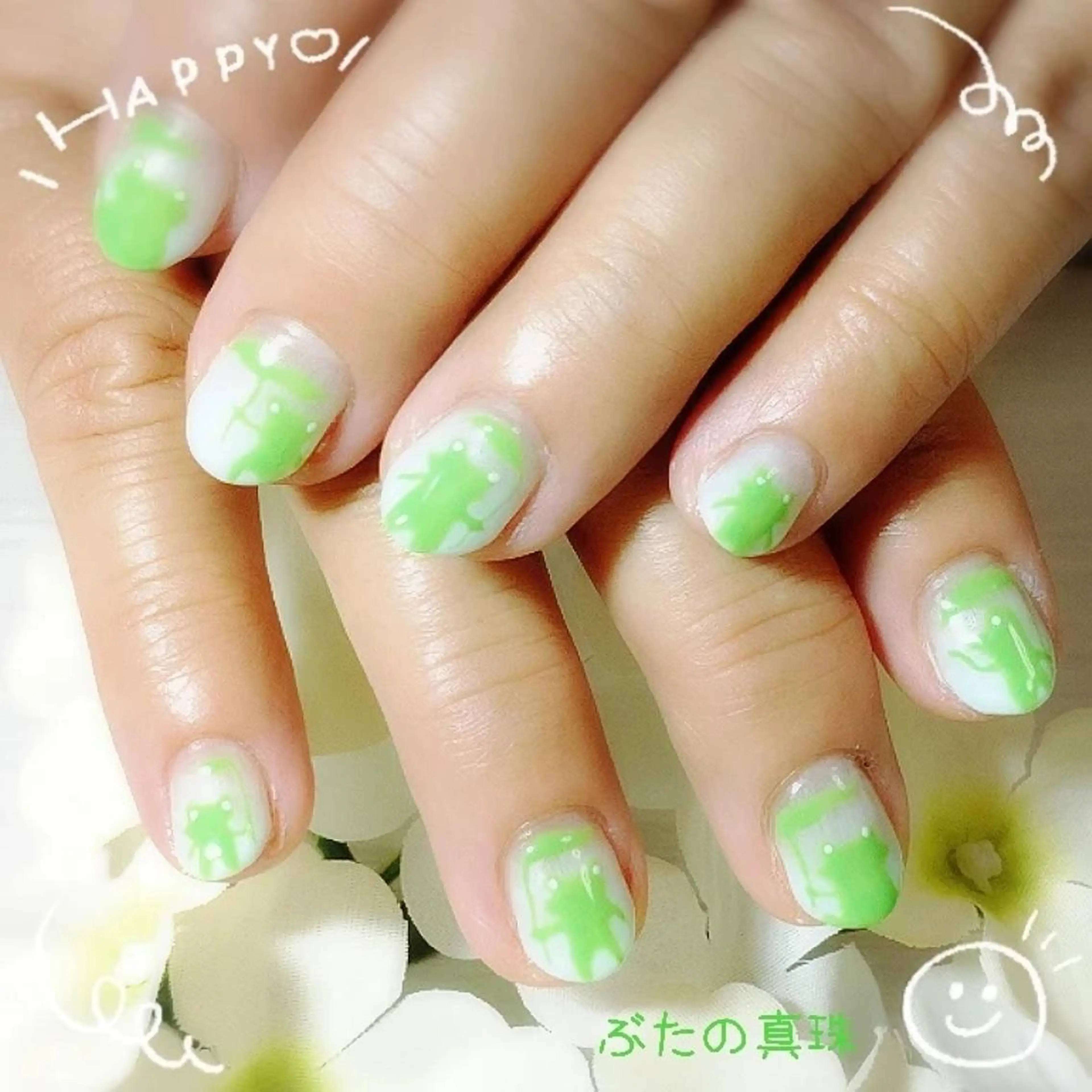 ネイル アートネイル ハンドネイル 林 珠里のネイルデザイン