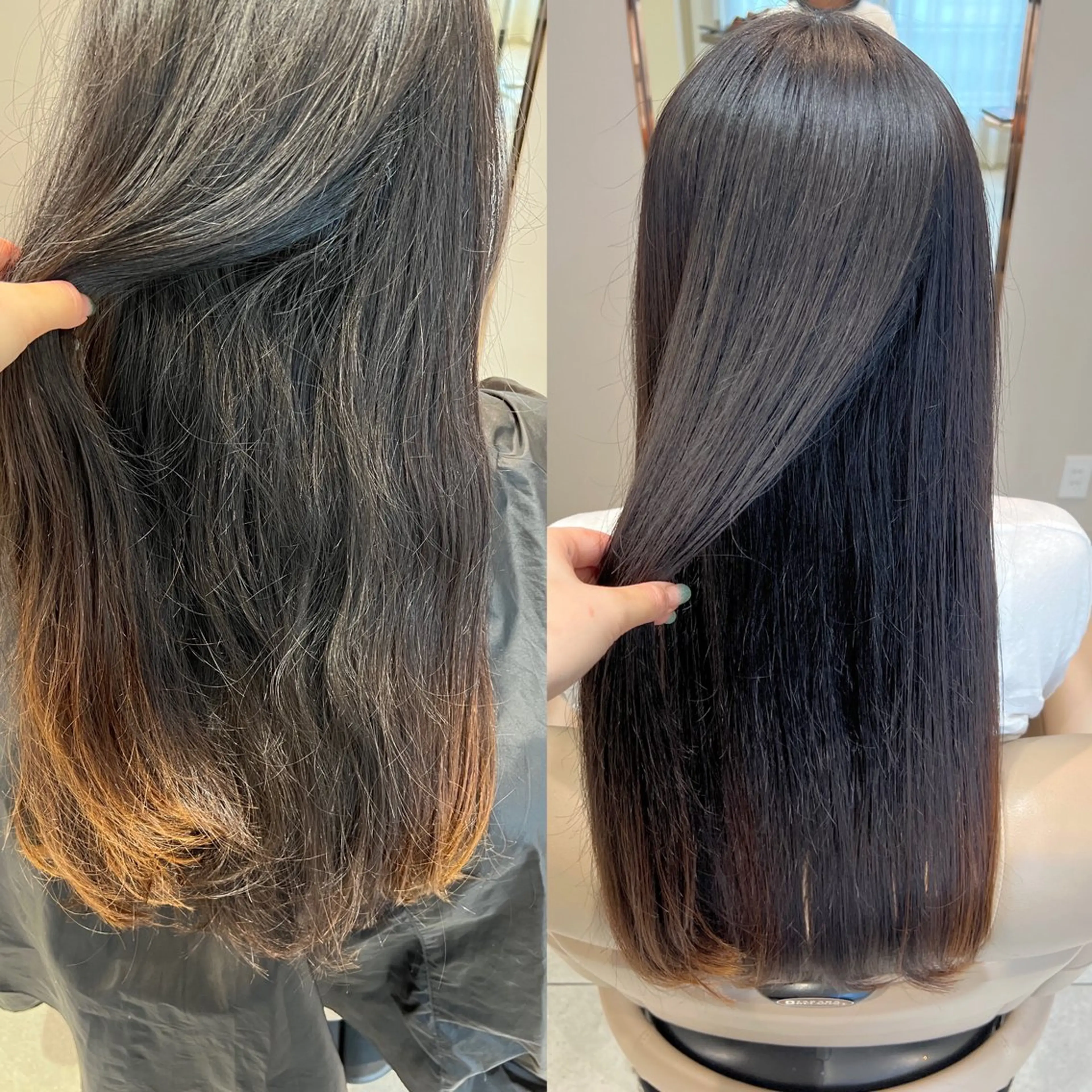 ロング 酸性ストレート ノイシキ サキのヘアスタイル